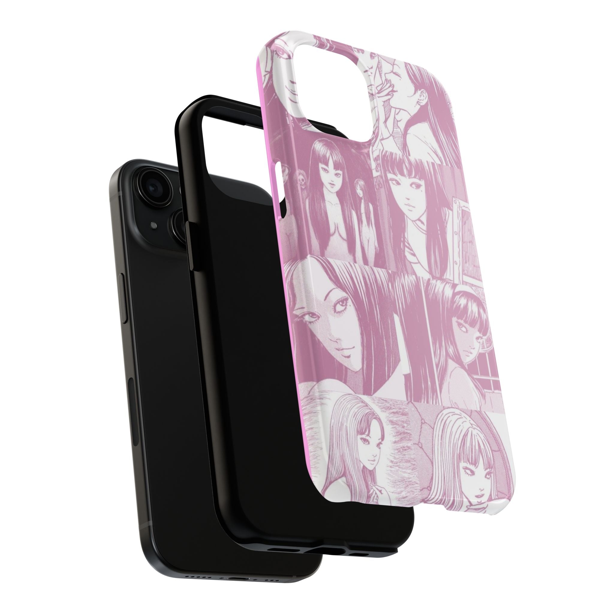 Cute Pink Anime Girl Comic BookPhone Case  - Tough Impact-Resistant Cases