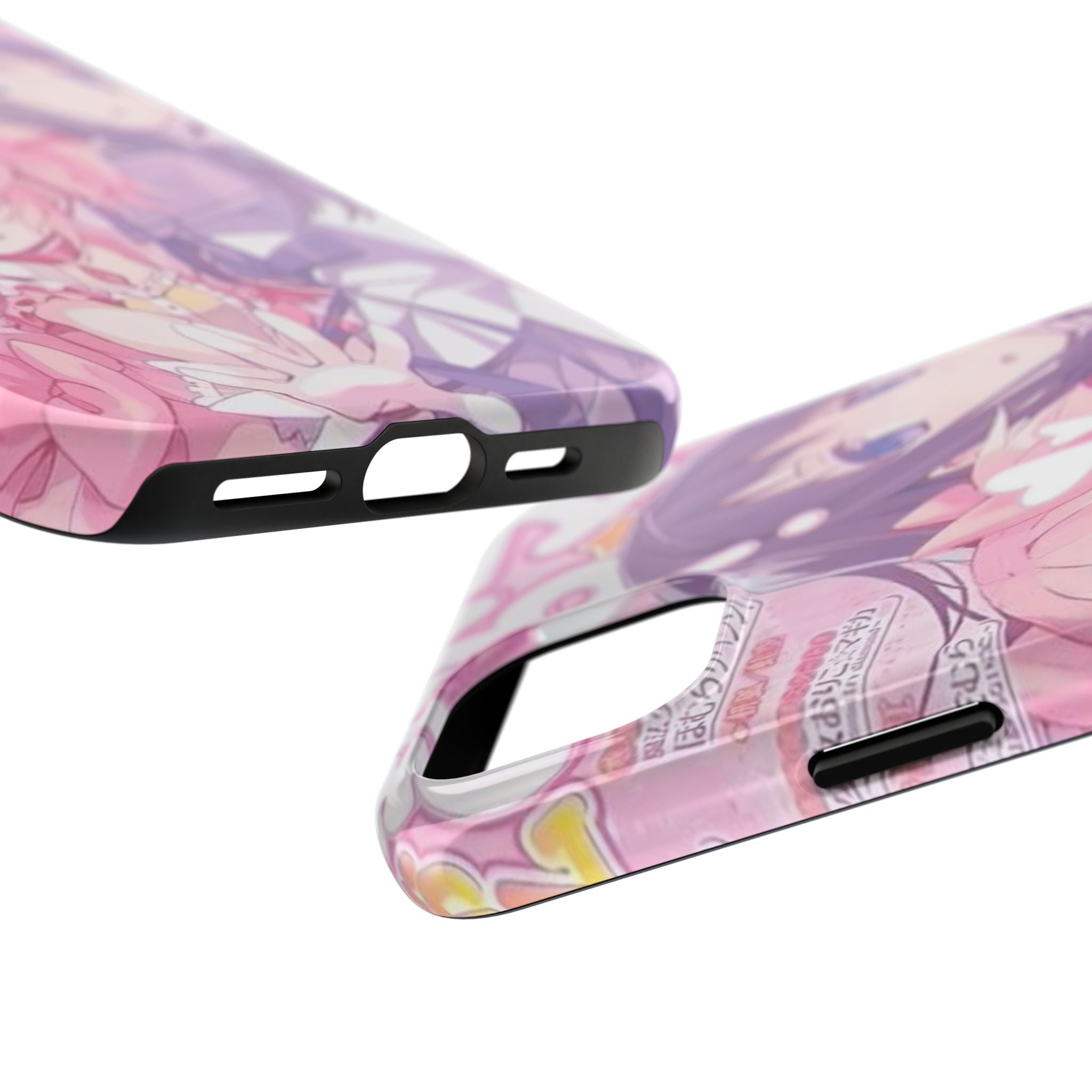 Cute Pink and Purple Anime Phone Case