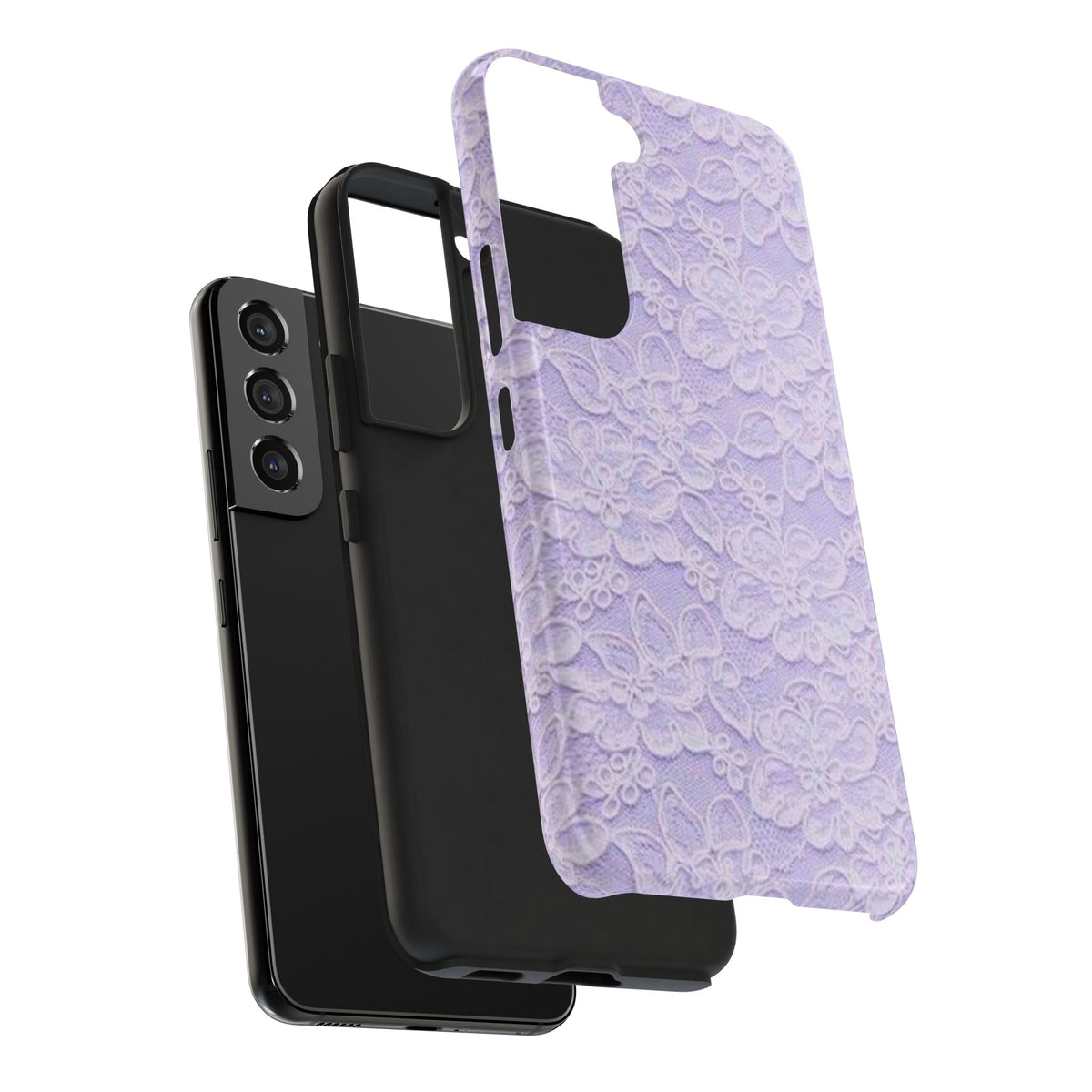 Purple Lace Cute Coquette Phone Case