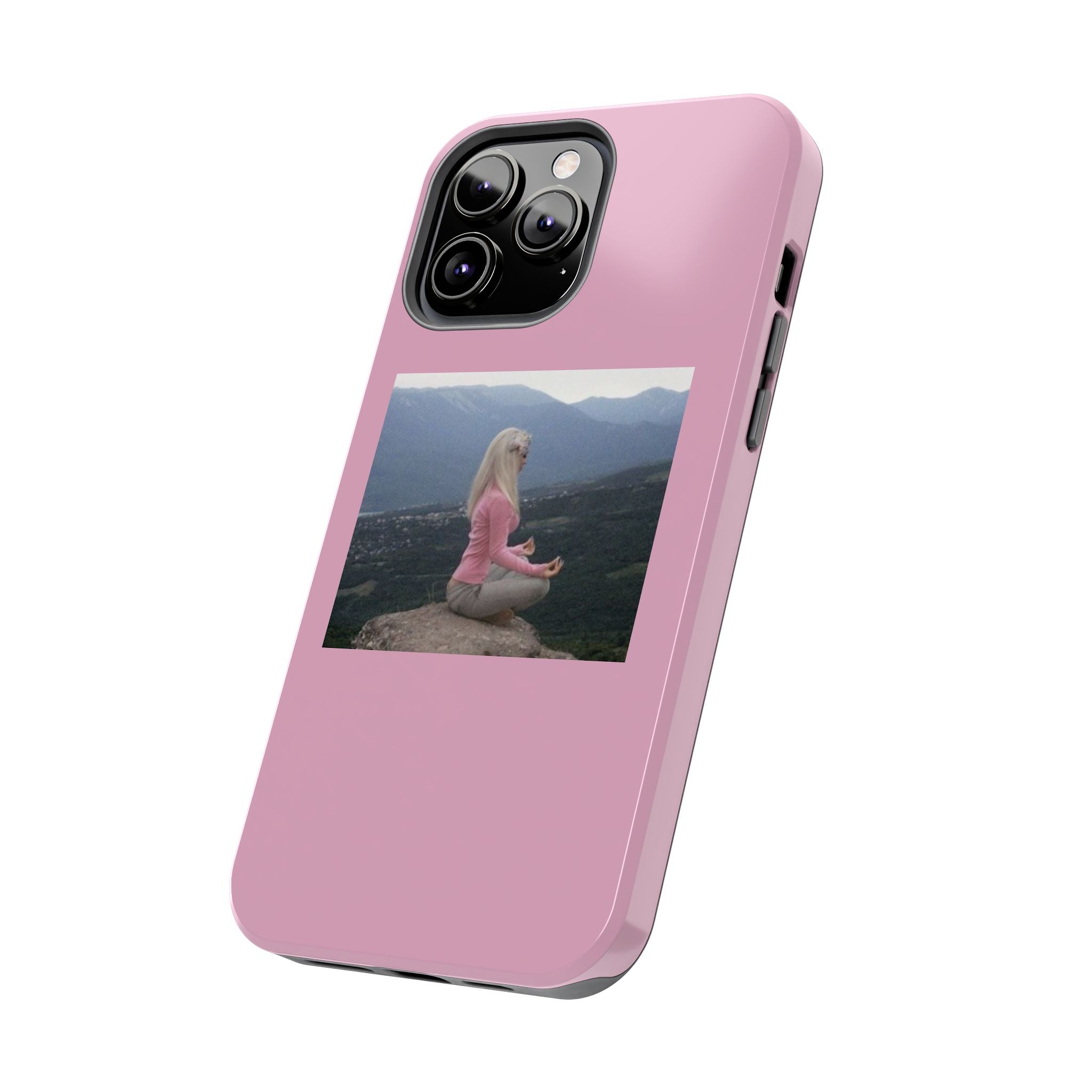 Manifestation Yoga Girl Manifesting Meme Phone Case