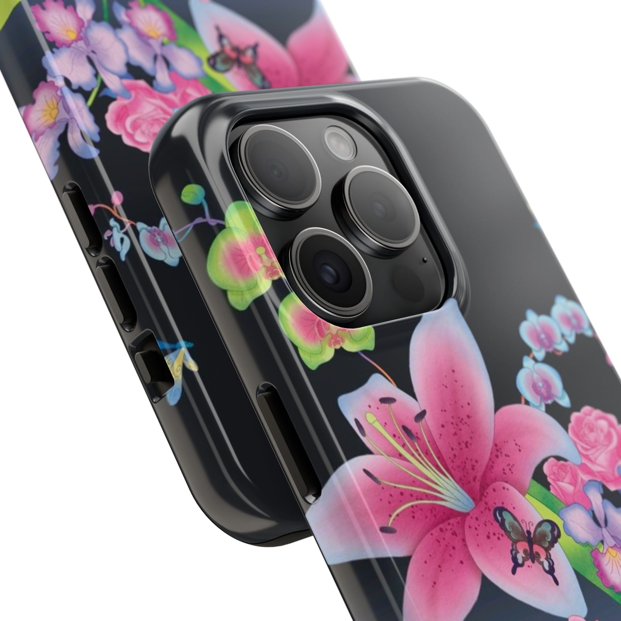 Bright Lily and Orchid  Phone Case