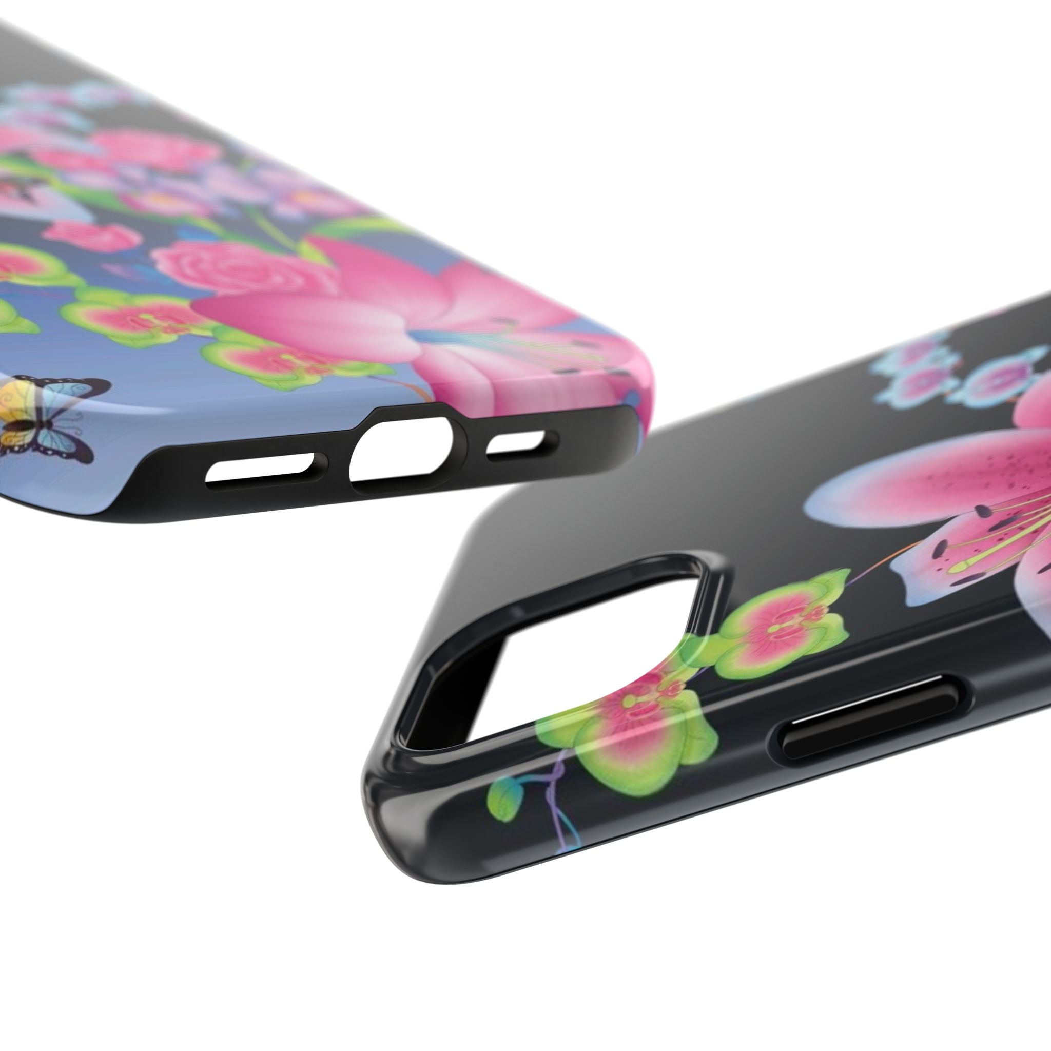 Bright Lily and Orchid  Phone Case