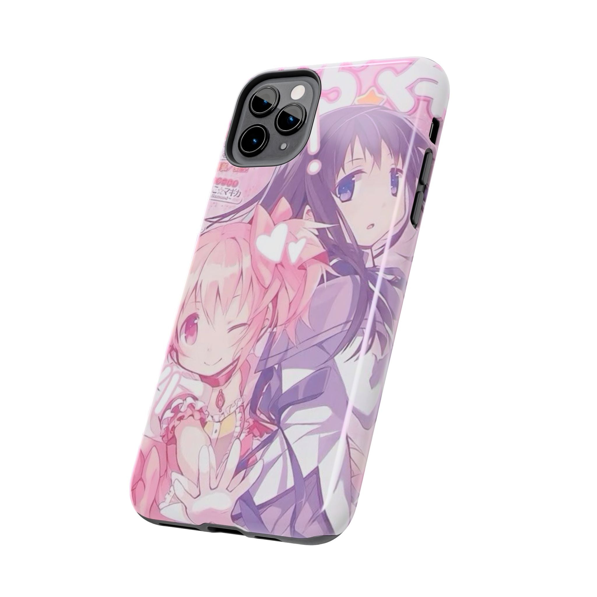 Cute Pink and Purple Anime Phone Case