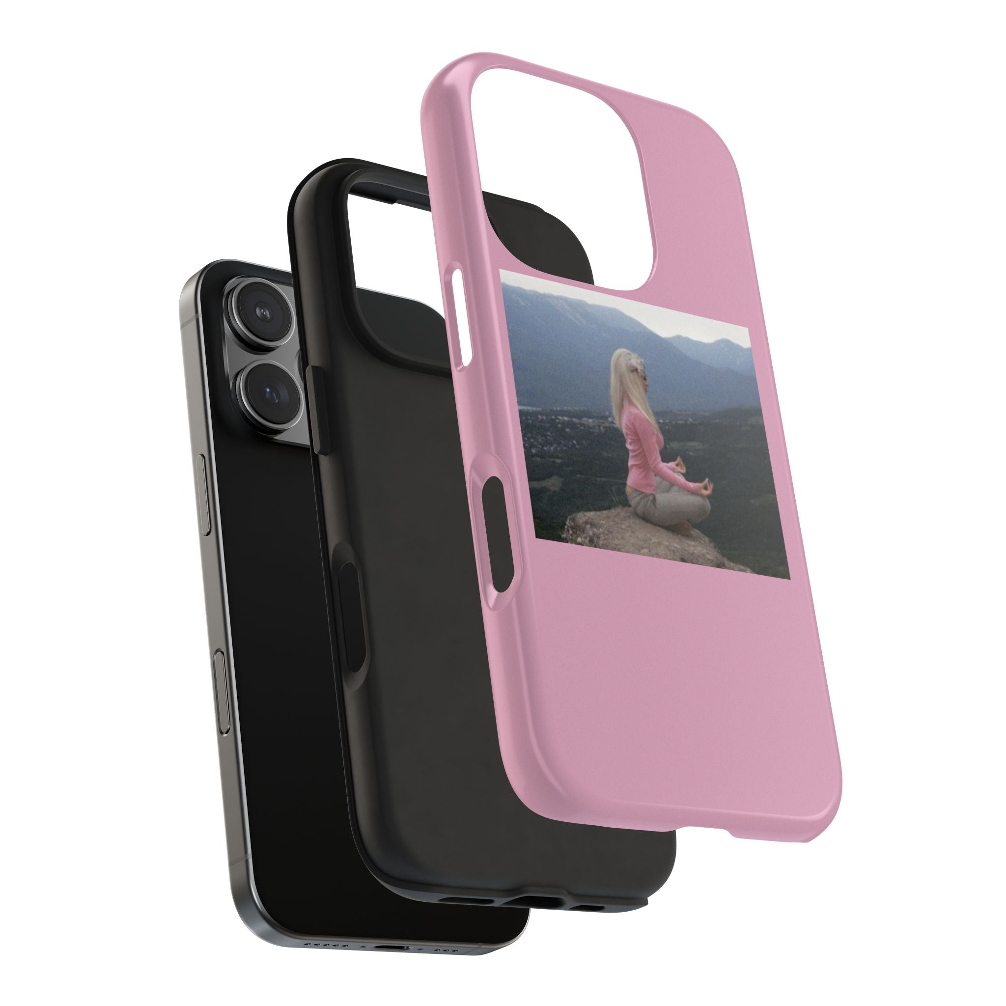 Manifestation Yoga Girl Manifesting Meme Phone Case