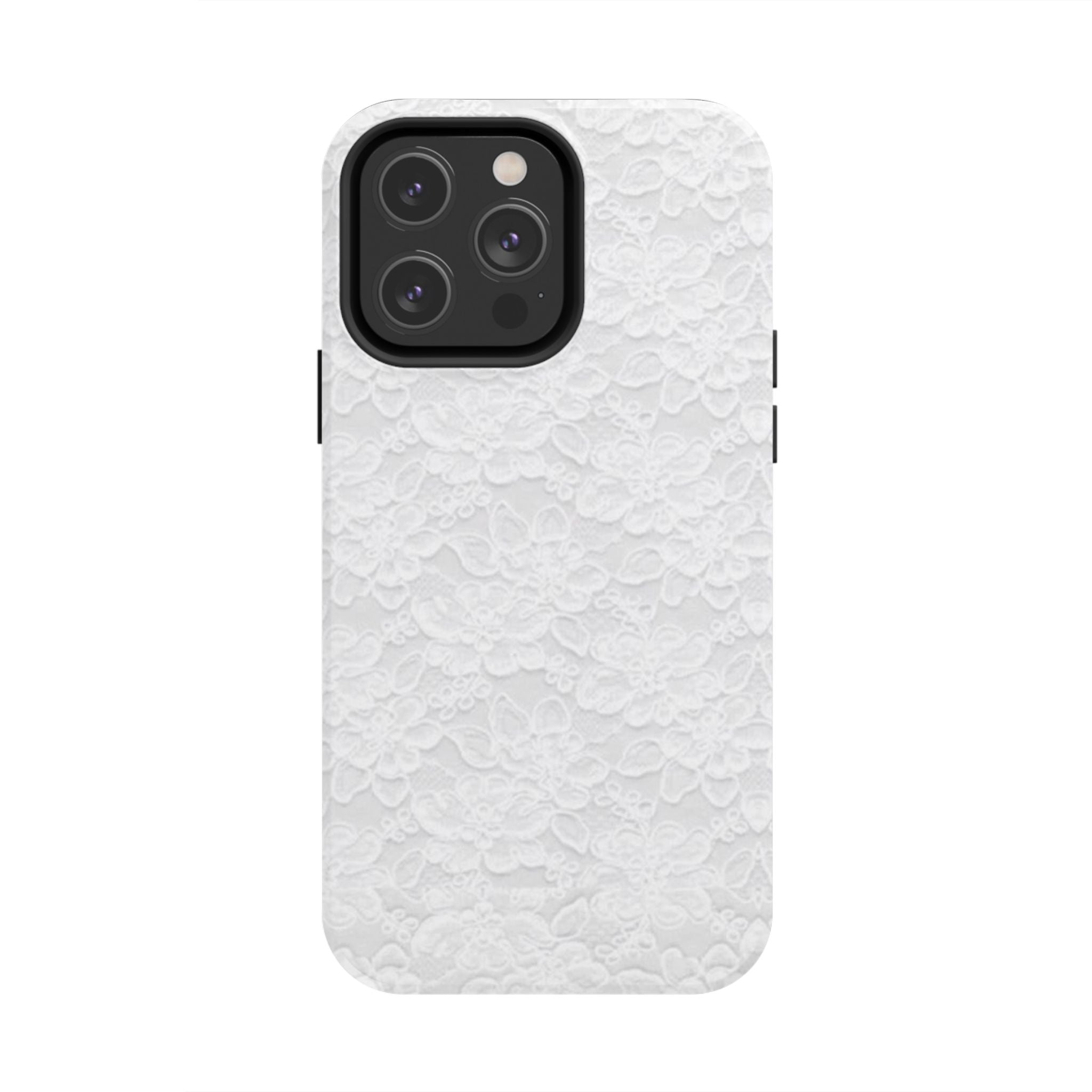 White Lace Coquette Phone Case