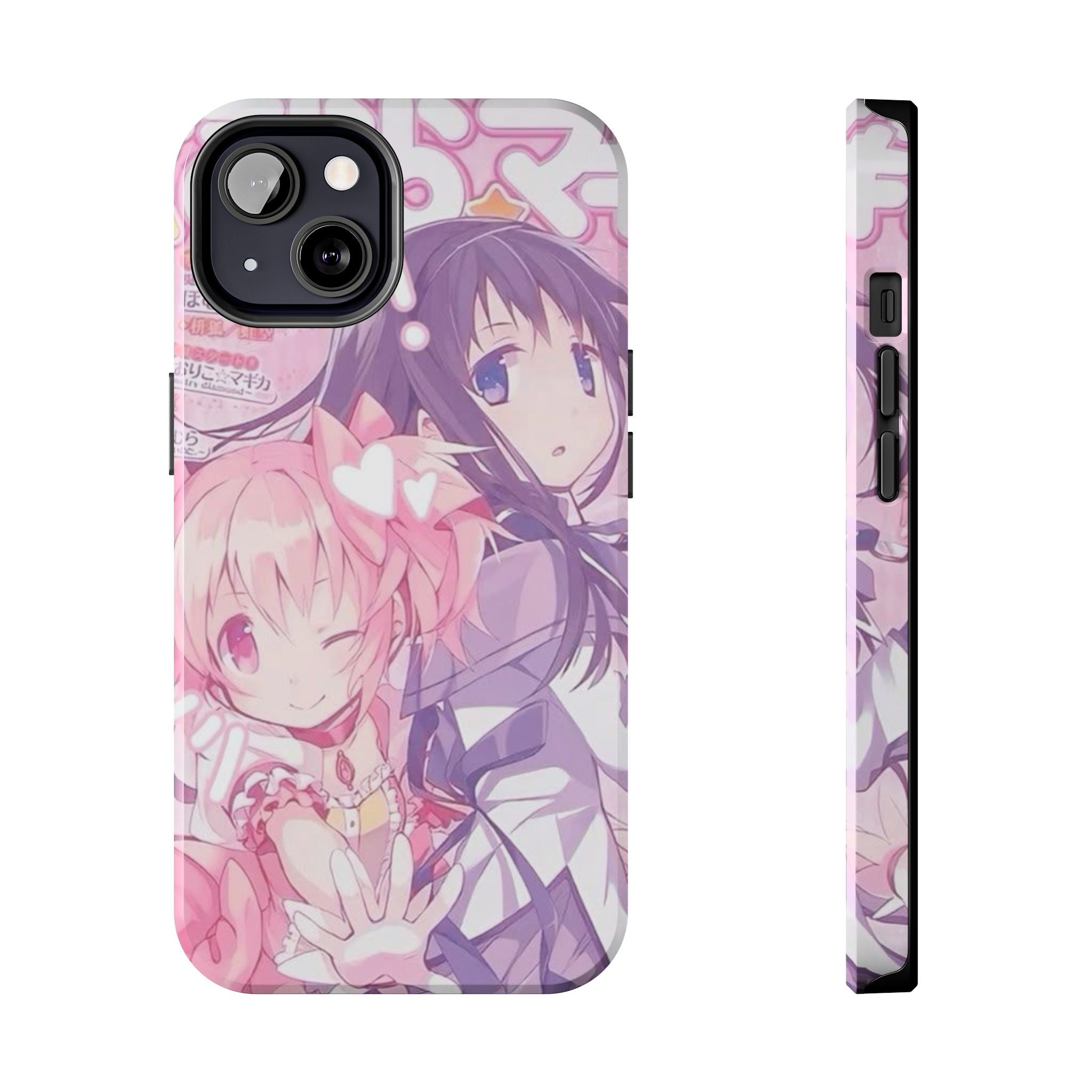 Cute Pink and Purple Anime Phone Case