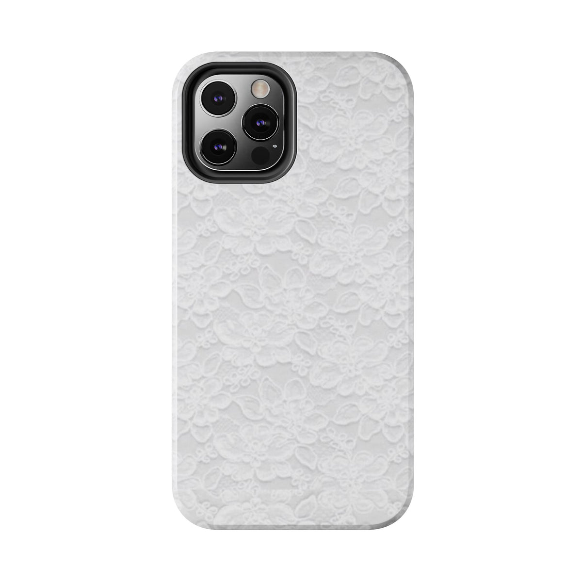 White Lace Coquette Phone Case