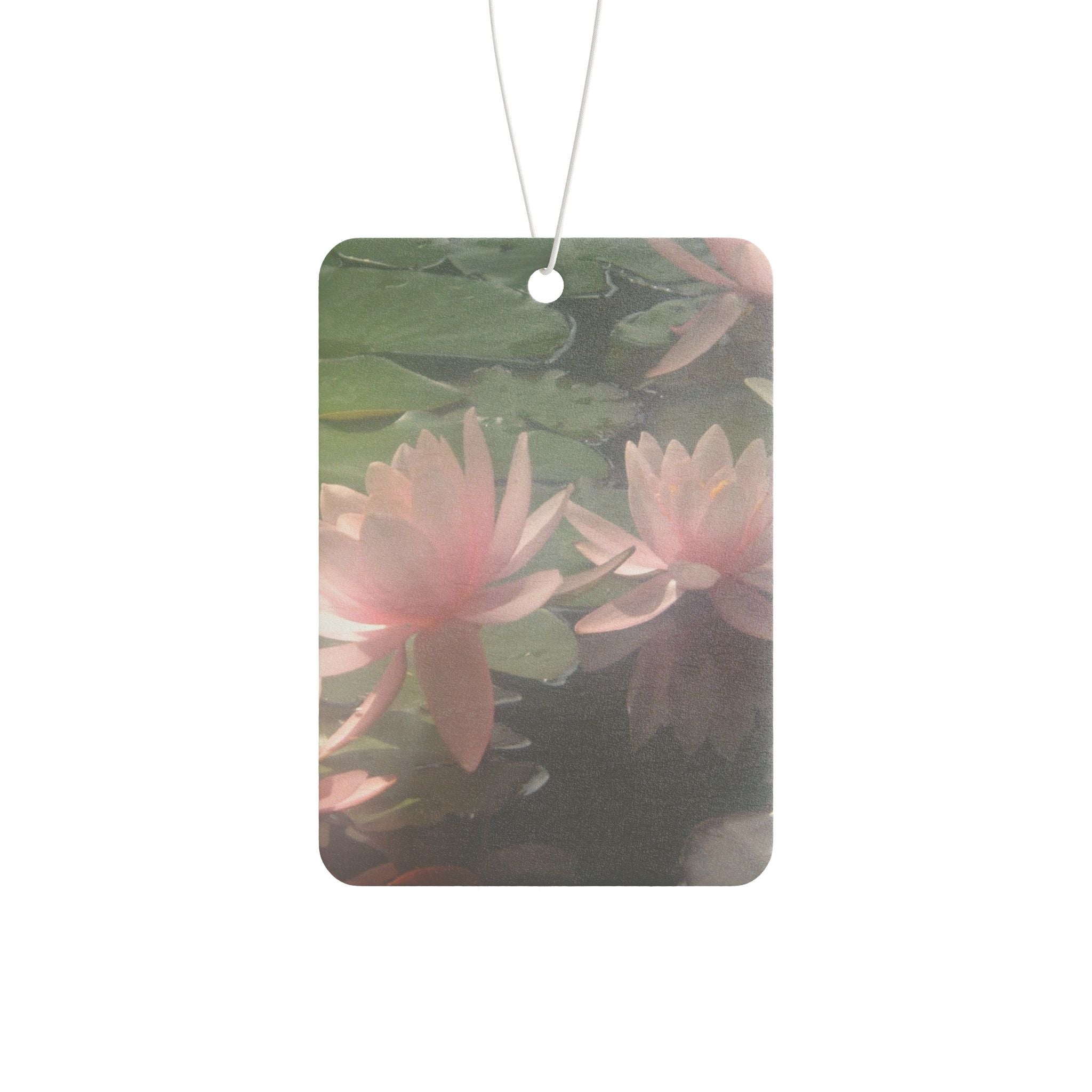 Lotus Lily Pad Car Air Freshener