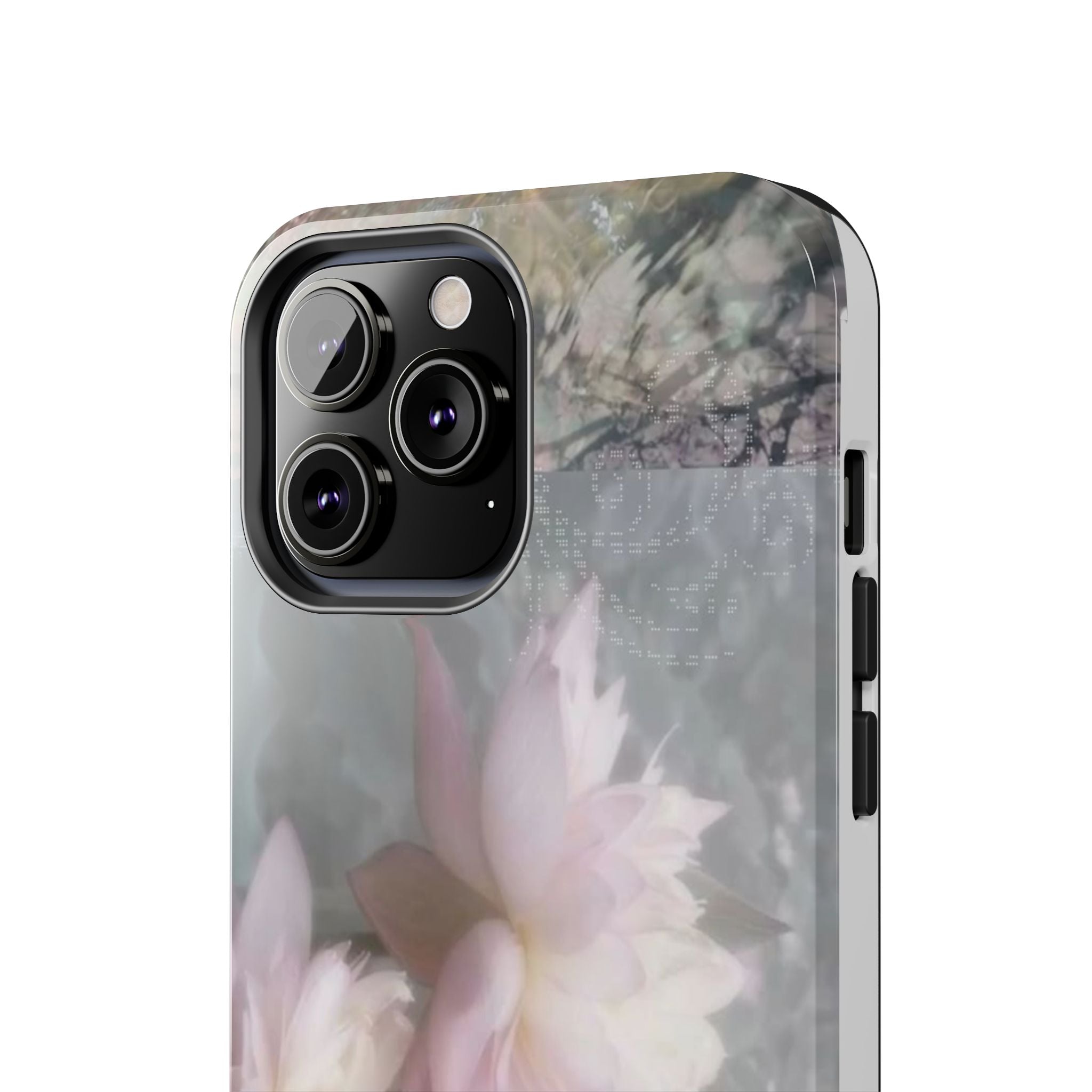 Lotus Flowers Cyber Whimsy Phone Case