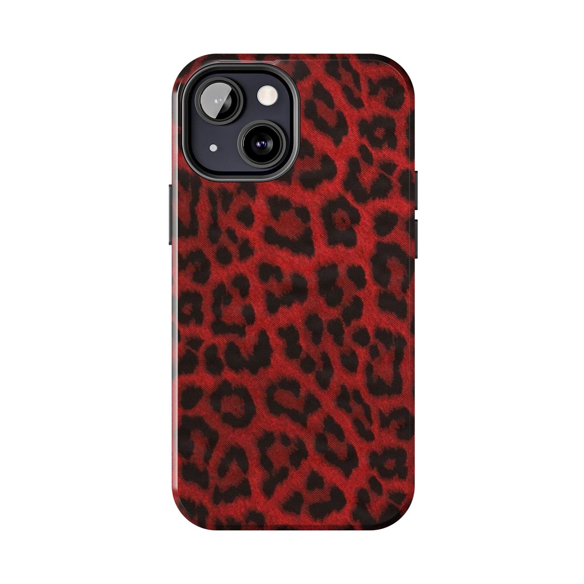Red Cheetah Leopard Phone Case  - Tough Impact-Resistant Case