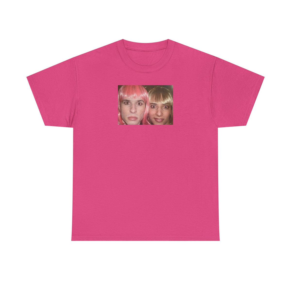 Proud Slushy Noobz Martin and Hamzah Funny Faded Wig Pic Fan Merch - 100% Cotton Tee
