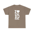 One Direction Shirt I heart 1D Harry Styles Lyric Inspired 100% Cotton Shirt