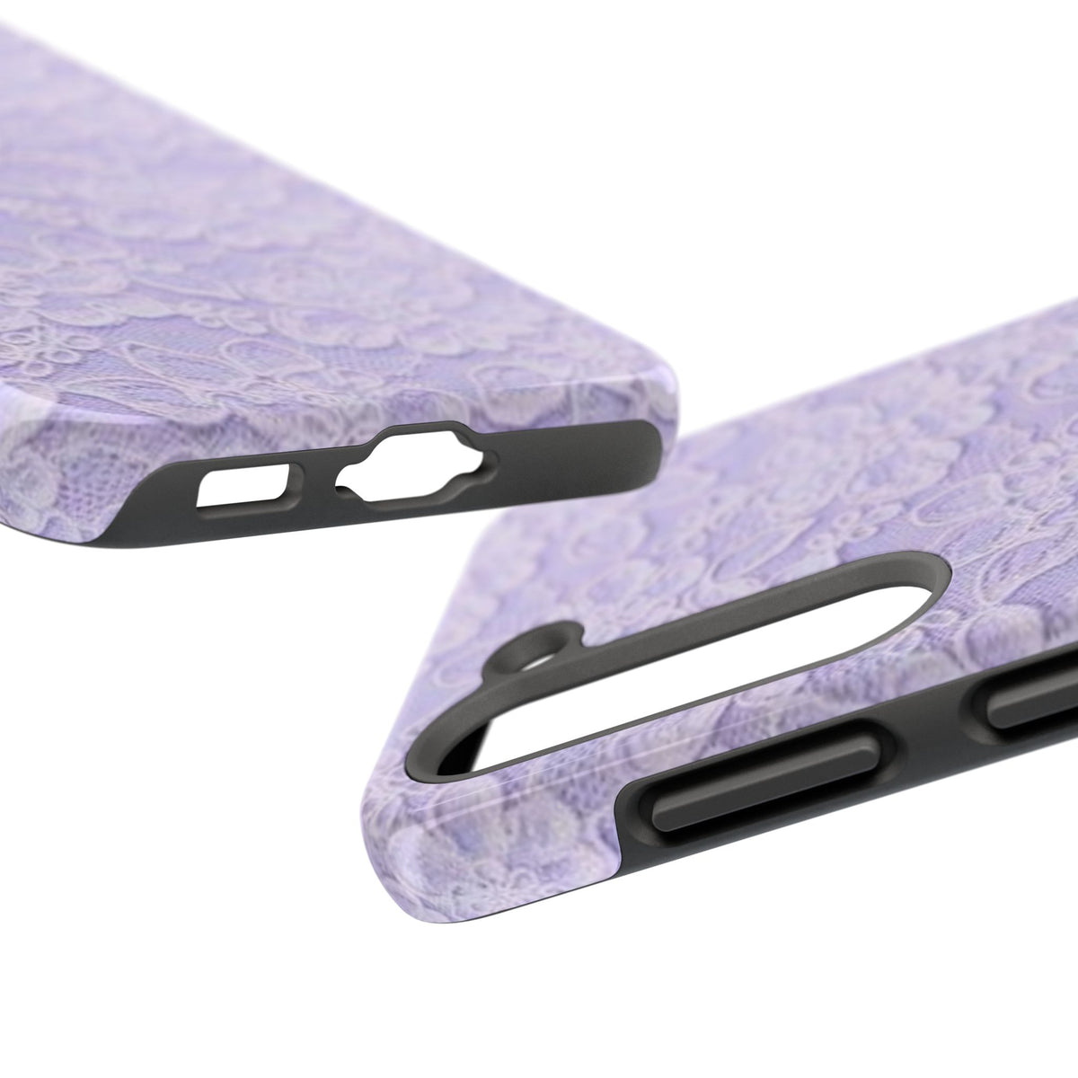 Purple Lace Cute Coquette Phone Case
