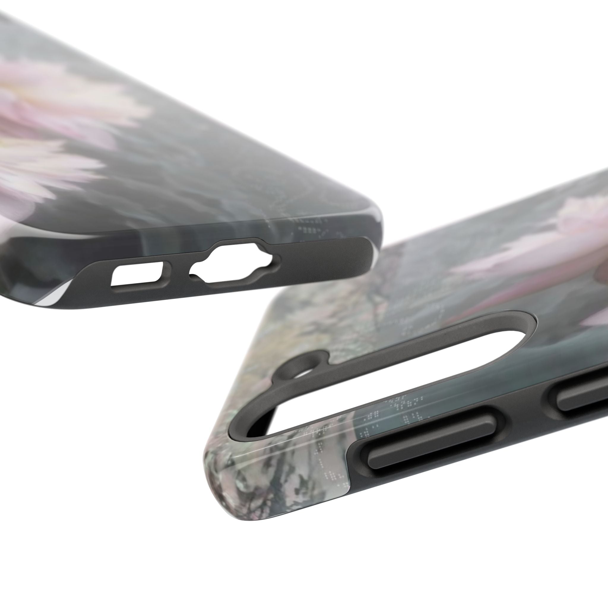 Lotus Flowers Cyber Whimsy Phone Case