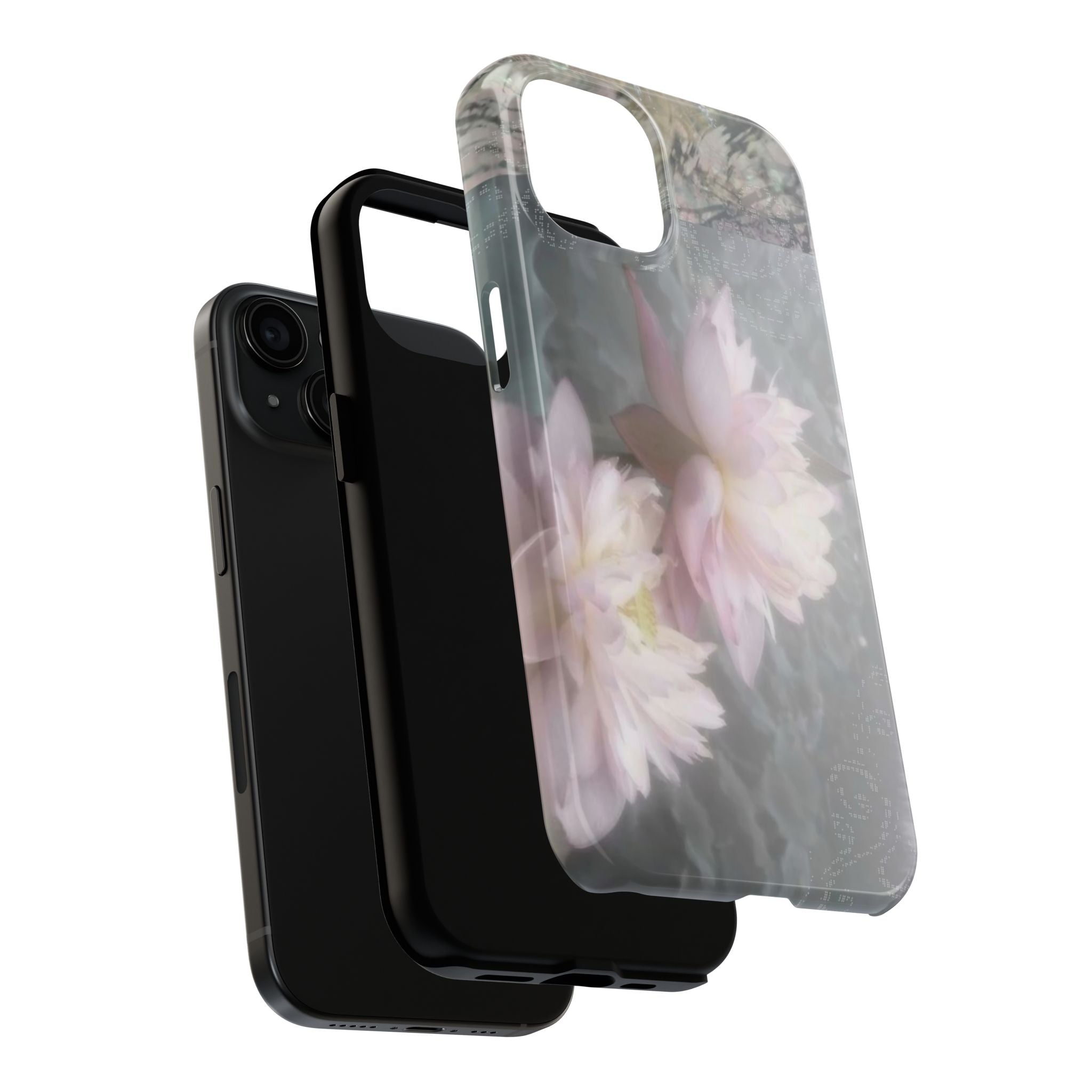 Lotus Flowers Cyber Whimsy Tough Phone Case
