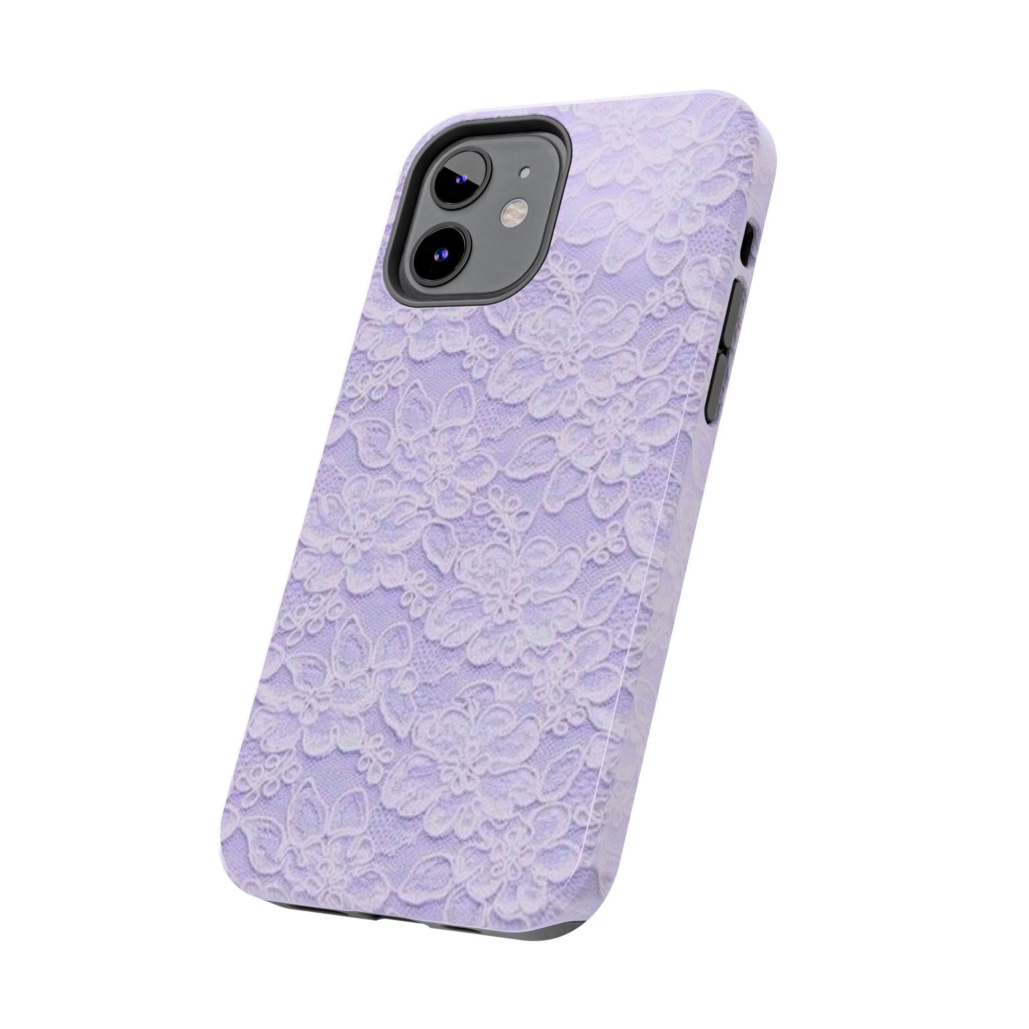 Purple Lace Cute Coquette Phone Case