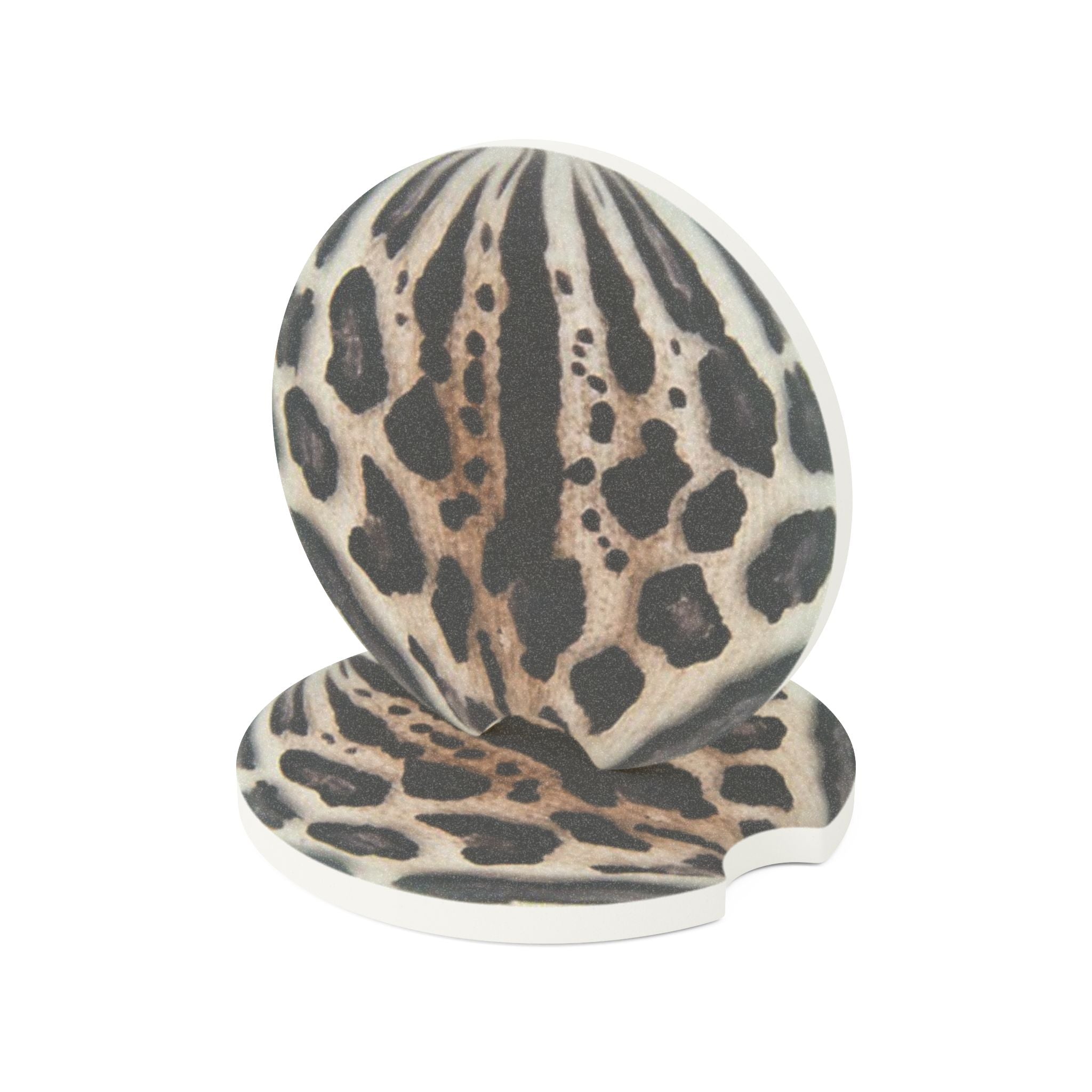 Cheetah Print Soapstone Car Coaster