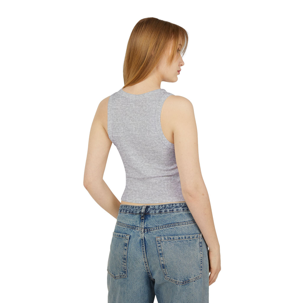 "EXPENSIVE AND DIFFICULT" Women's Micro Rib Racer Tank Top