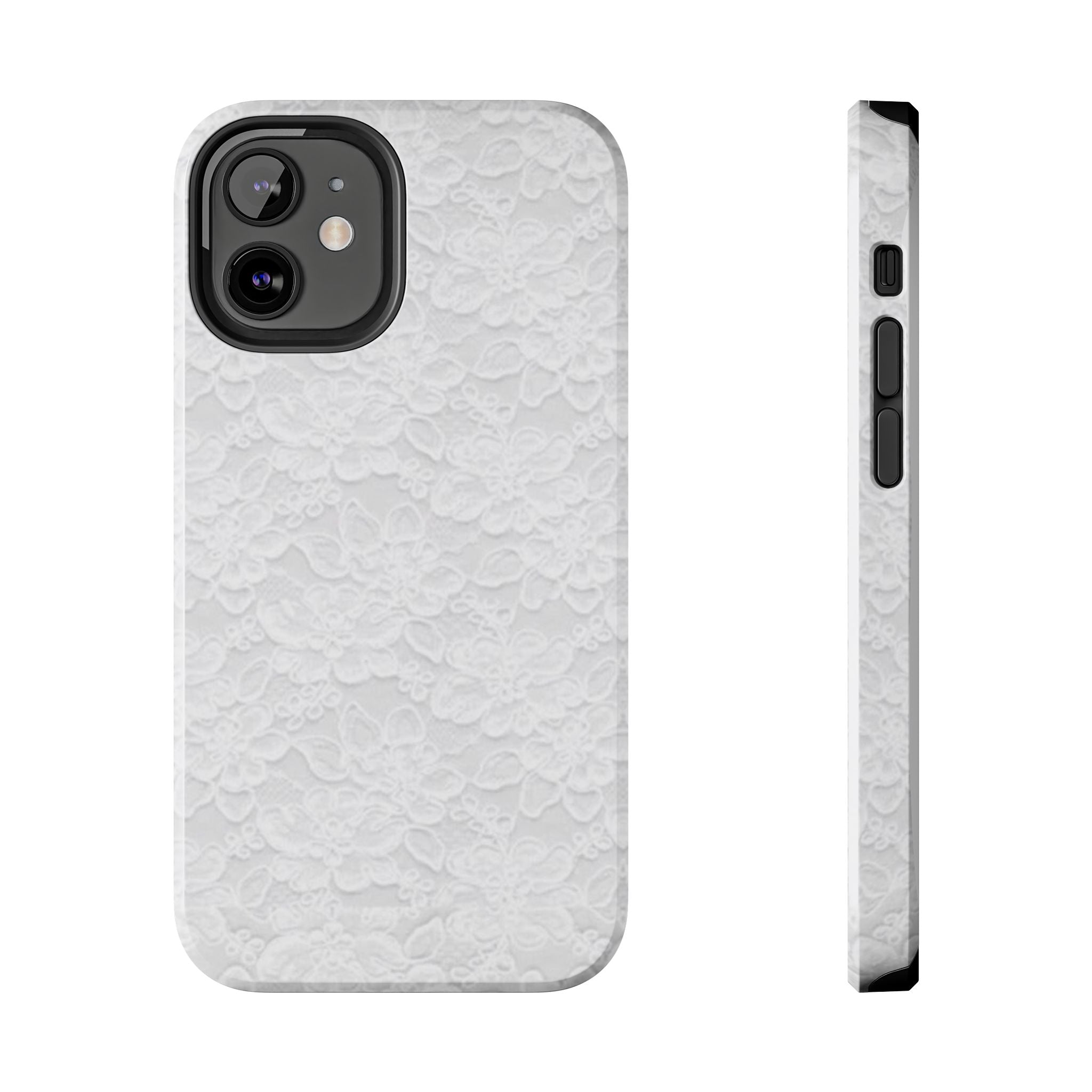 White Lace Coquette Phone Case