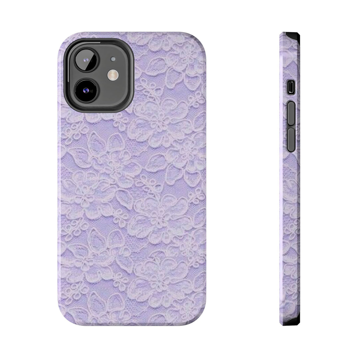 Purple Lace Cute Coquette Phone Case
