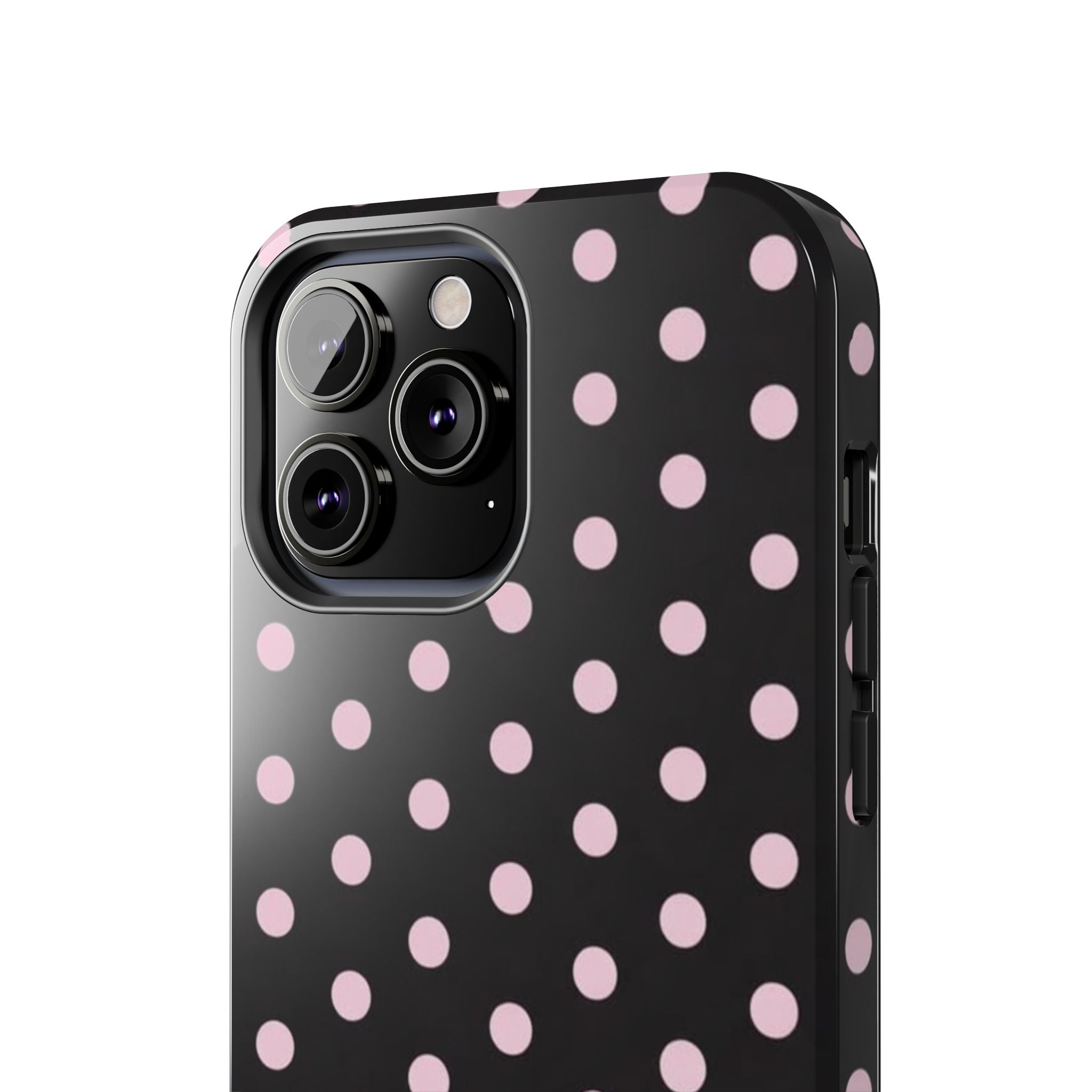 Black and Pink Spots Phone Case