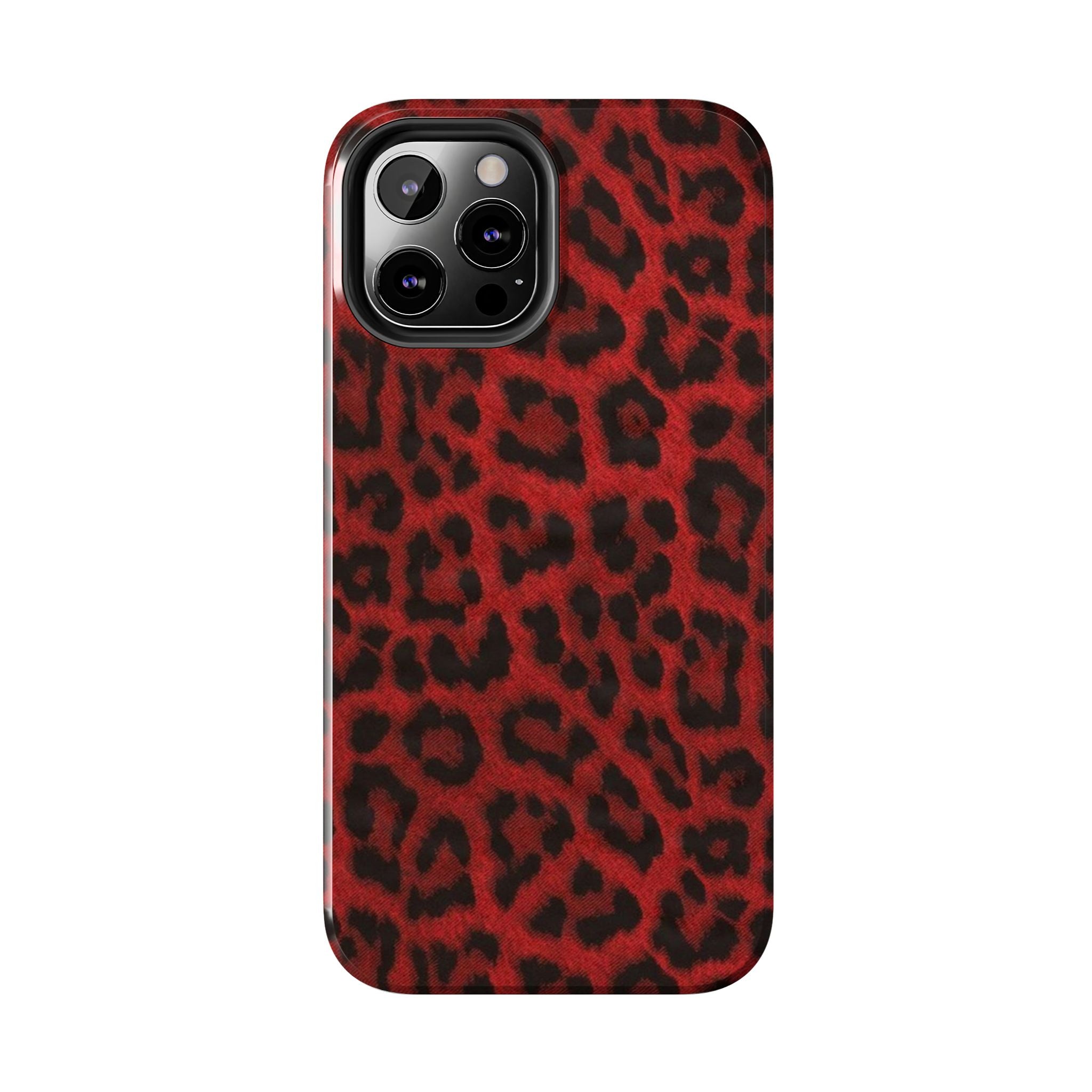 Red Cheetah Leopard Phone Case  - Tough Impact-Resistant Case