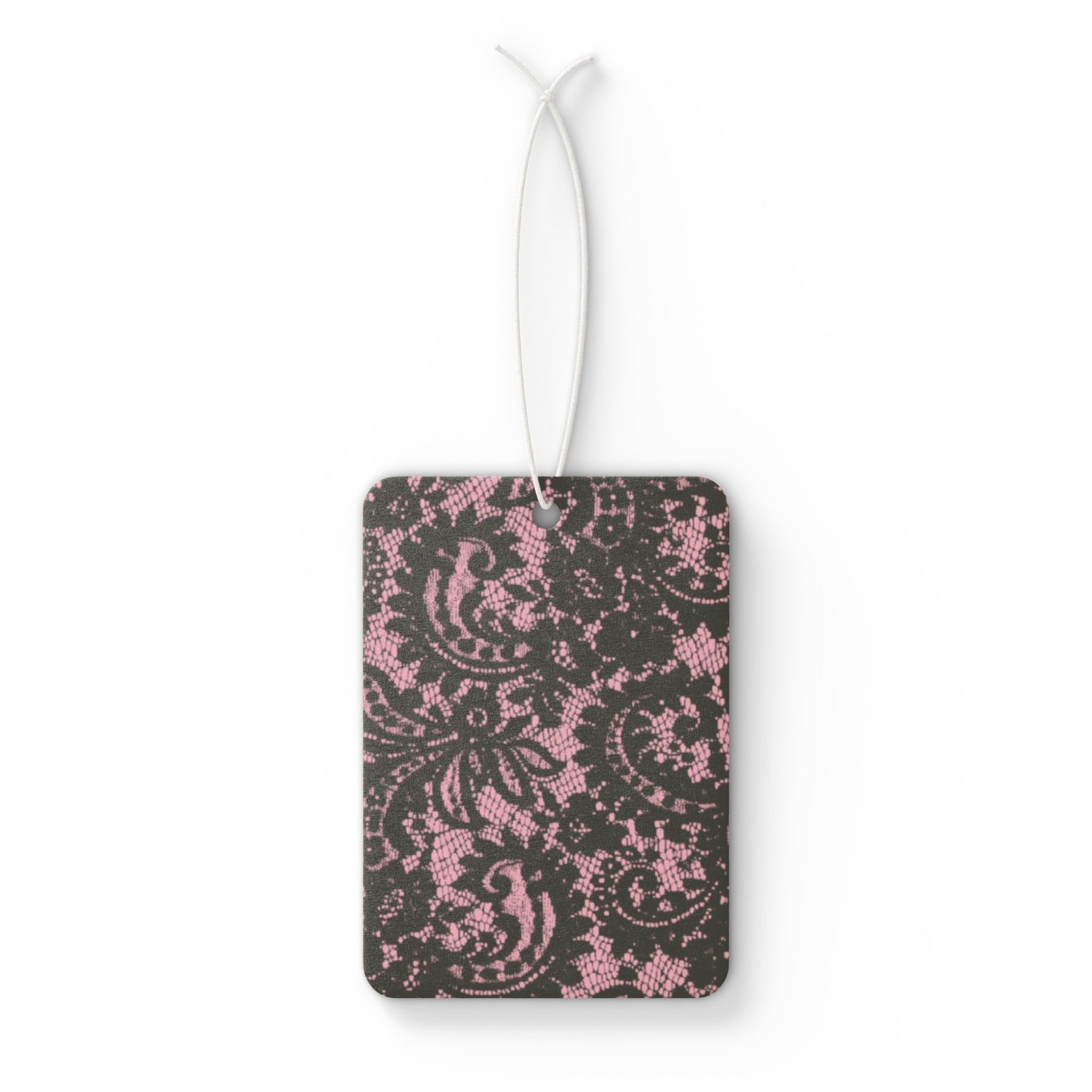 Lace Pink and Black Car Air Freshener