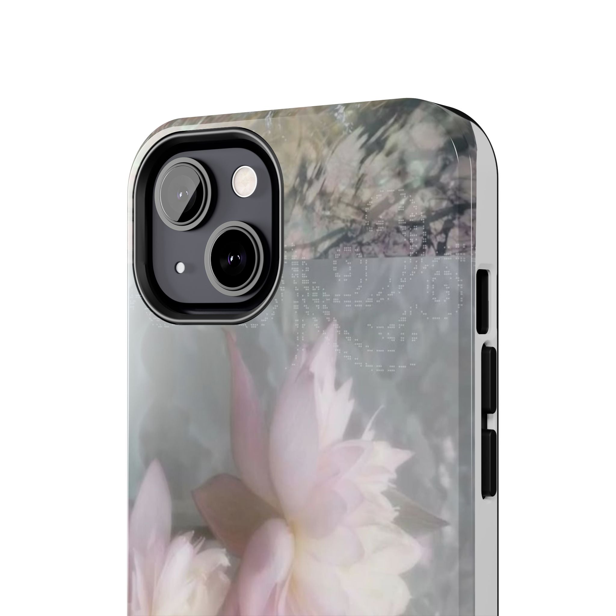 Lotus Flowers Cyber Whimsy Phone Case