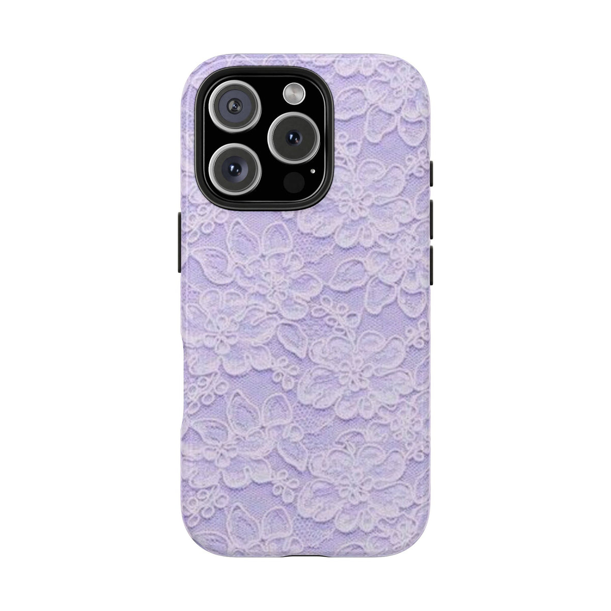 Purple Lace Cute Coquette Phone Case
