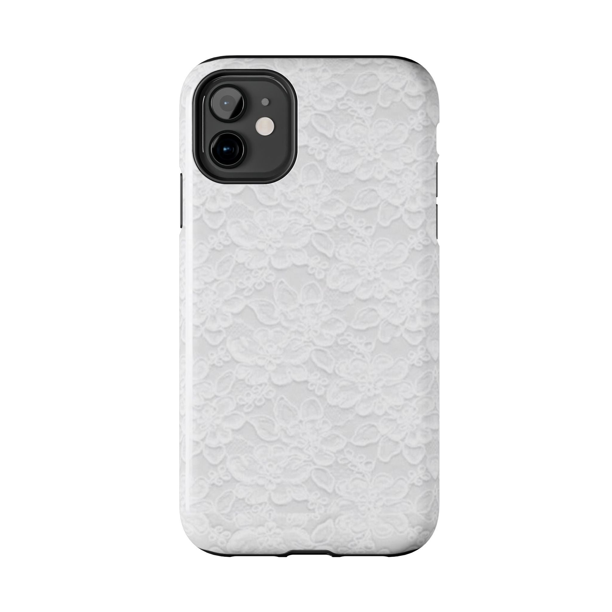 White Lace Coquette Phone Case