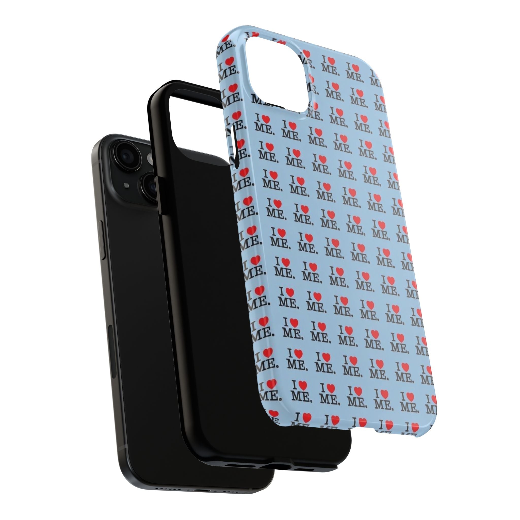 I <3 Me Baby Blue Phone Case