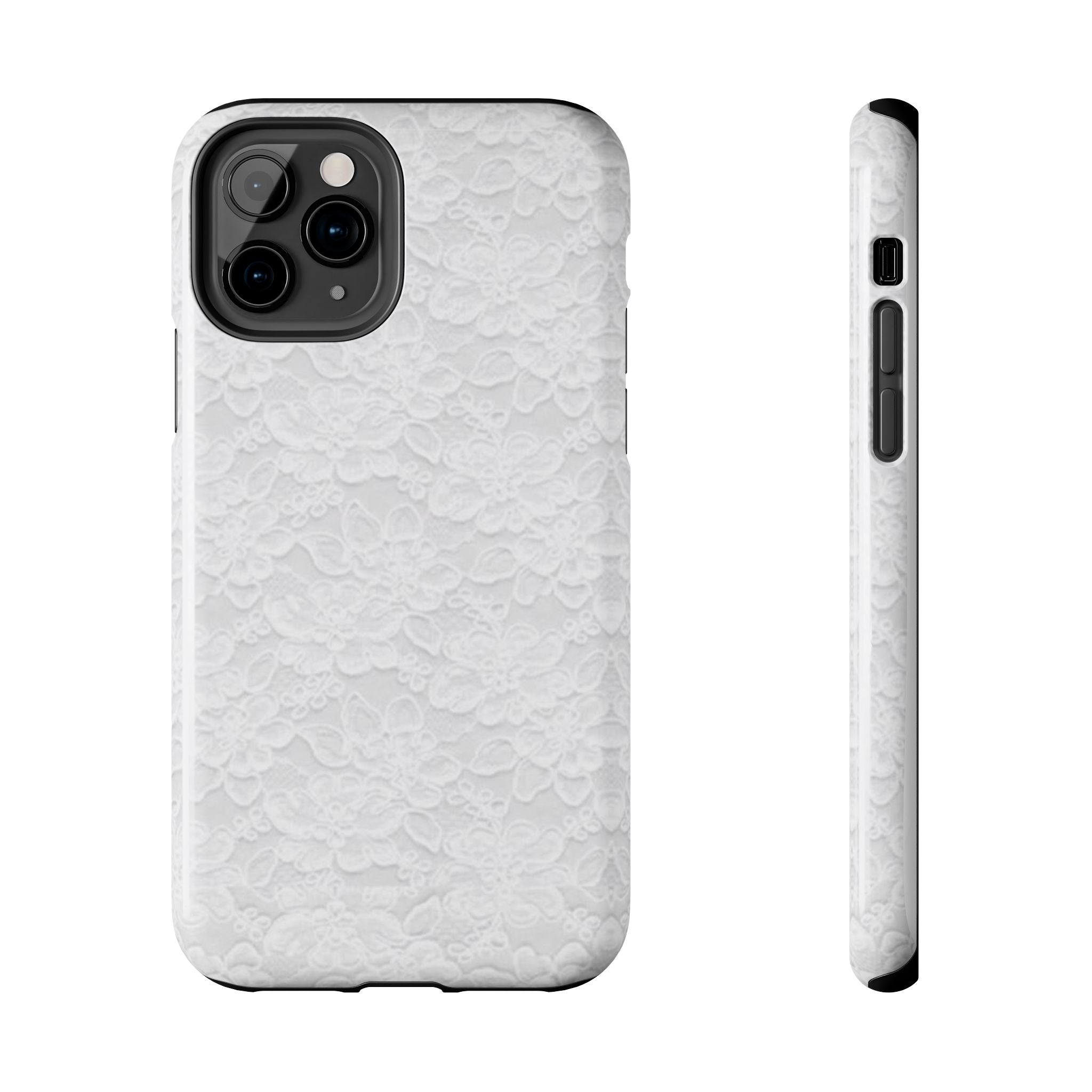 White Lace Coquette Phone Case