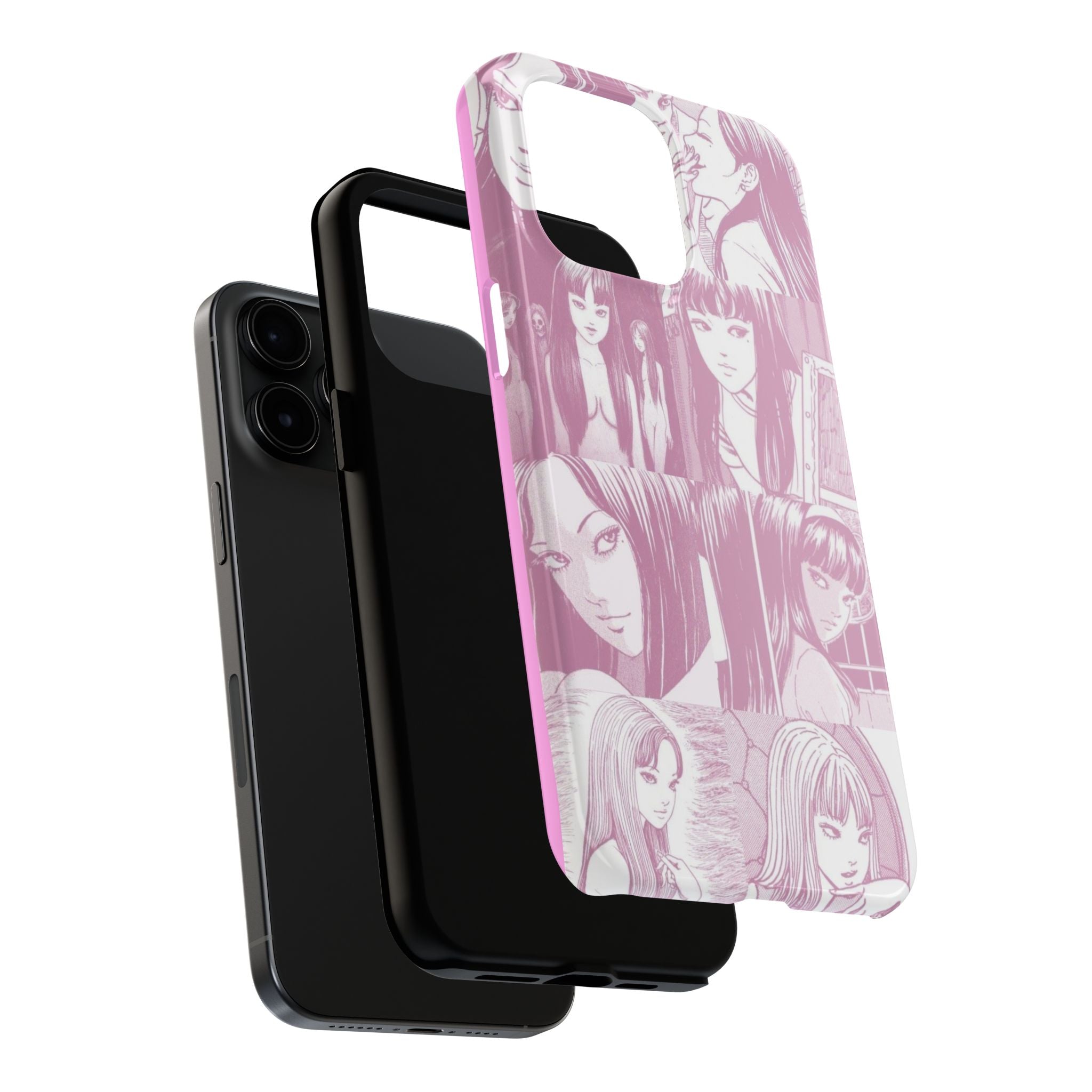 Cute Pink Anime Girl Comic BookPhone Case  - Tough Impact-Resistant Cases