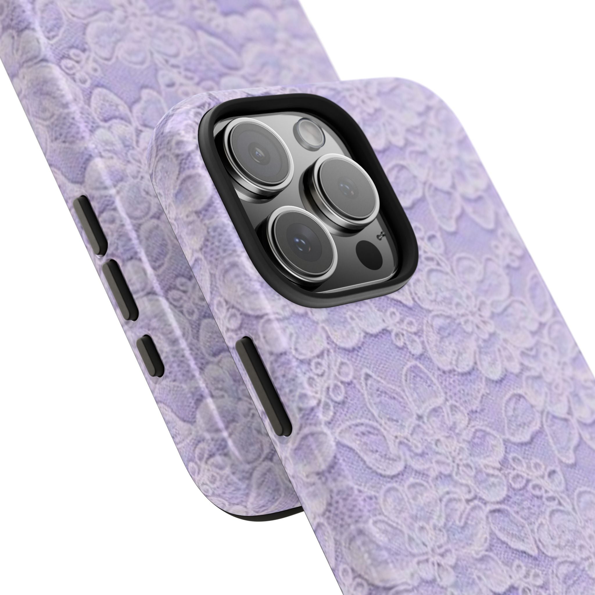 Purple Lace Cute Coquette Phone Case