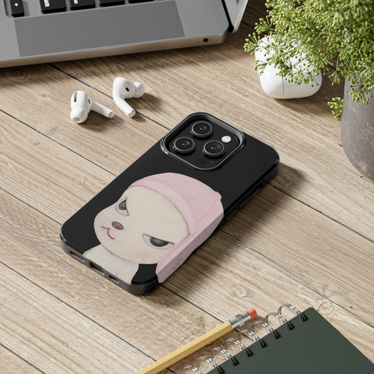 Pouty Dog Nara Phone Case  - Tough Impact-Resistant Case
