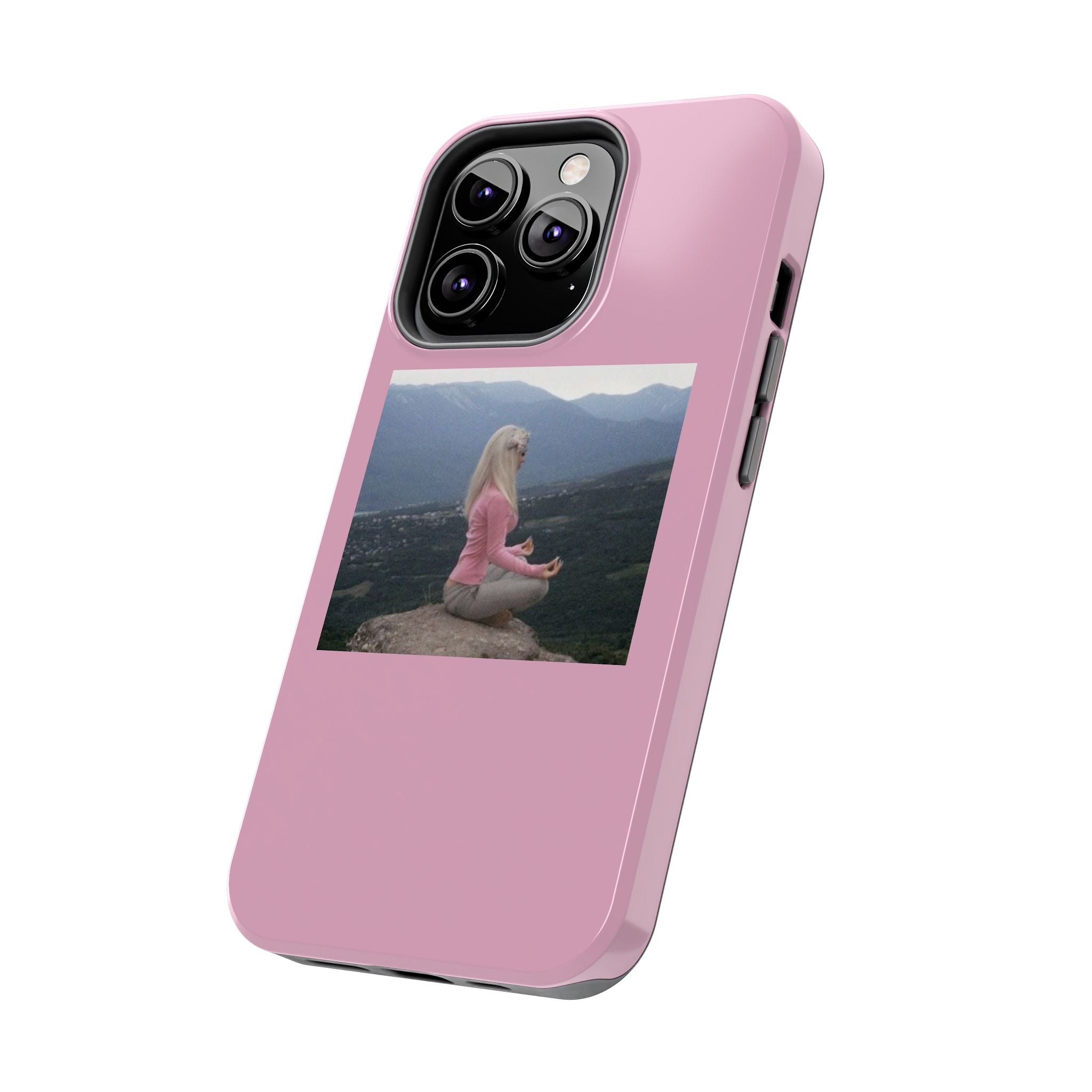 Manifestation Yoga Girl Manifesting Meme Phone Case