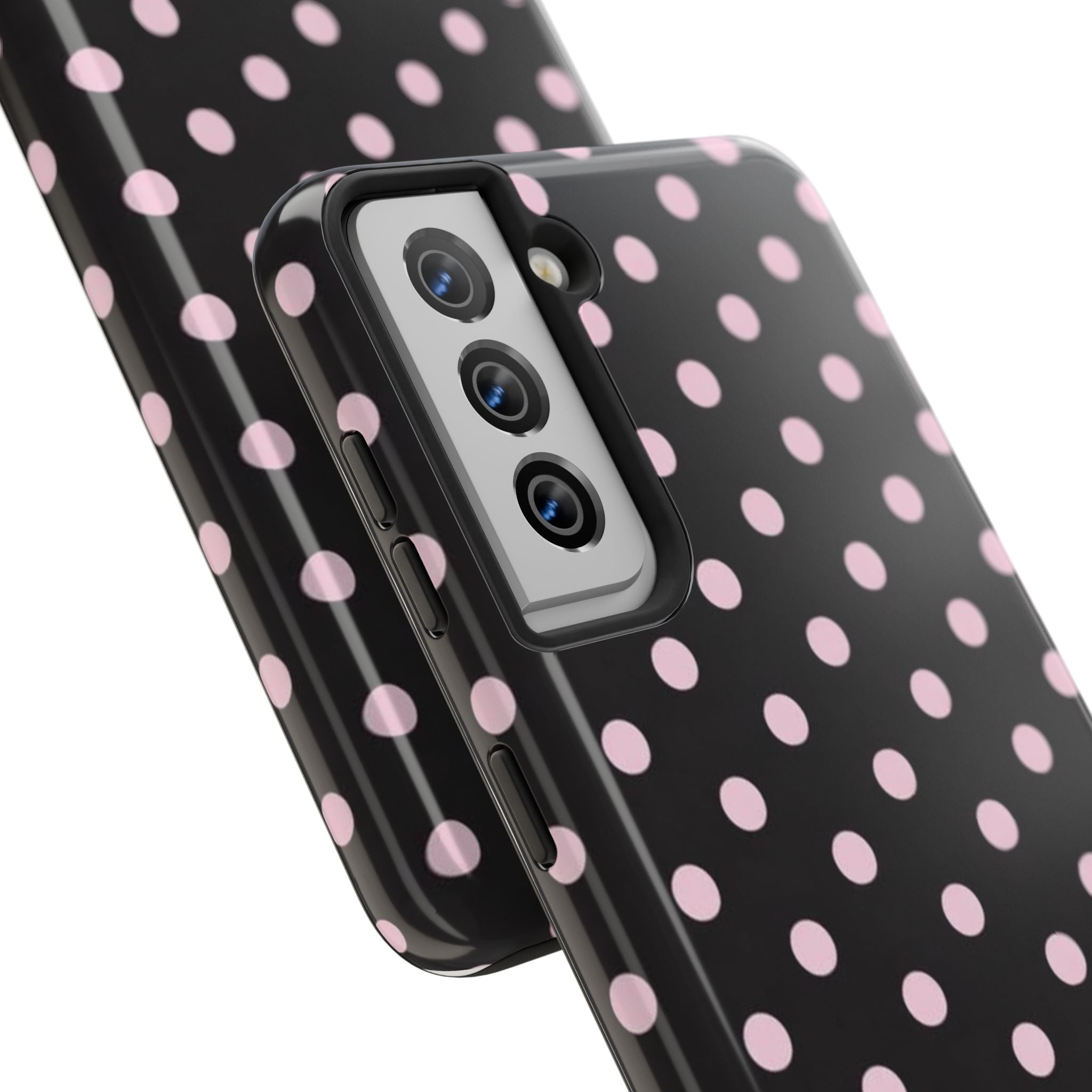 Black and Pink Spots Phone Case