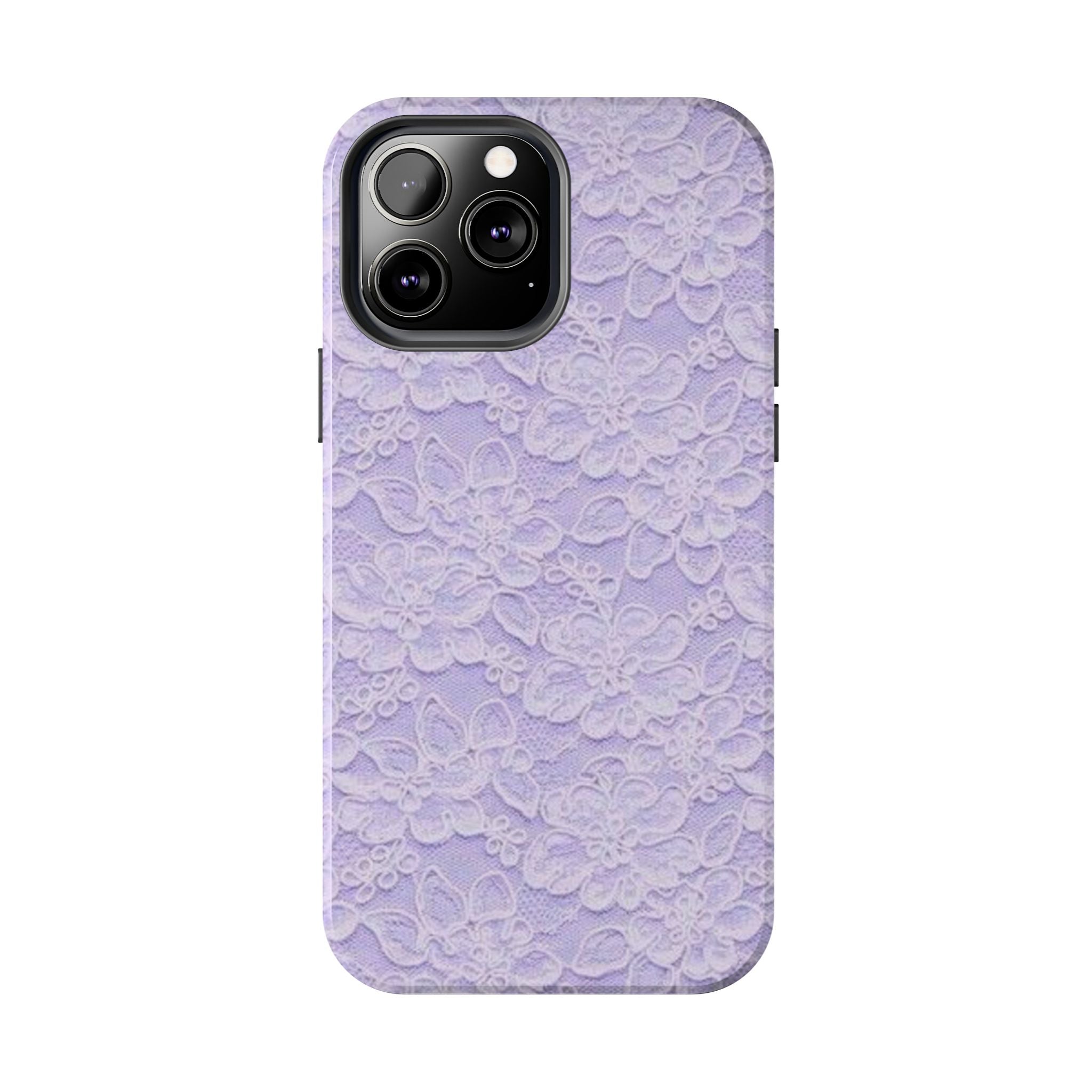 Purple Lace Cute Coquette Phone Case