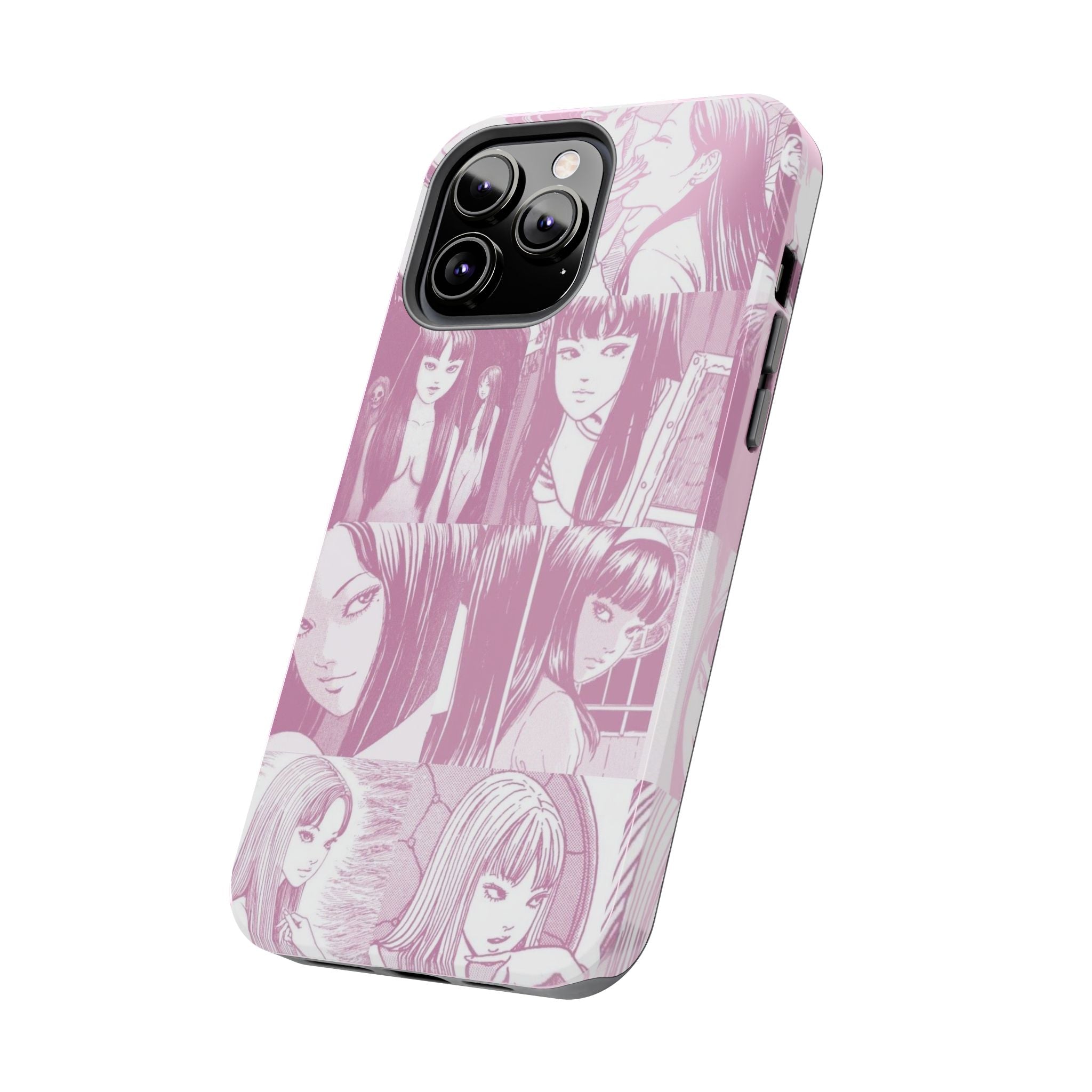 Cute Pink Anime Girl Comic BookPhone Case  - Tough Impact-Resistant Cases