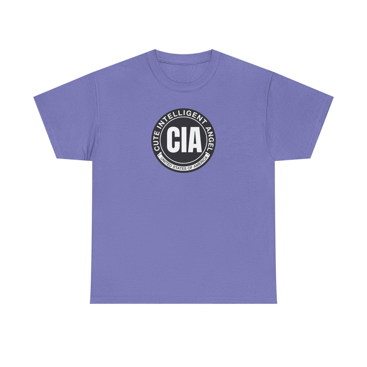 CIA Cute Intelligent Angel 100% Cotton Tee