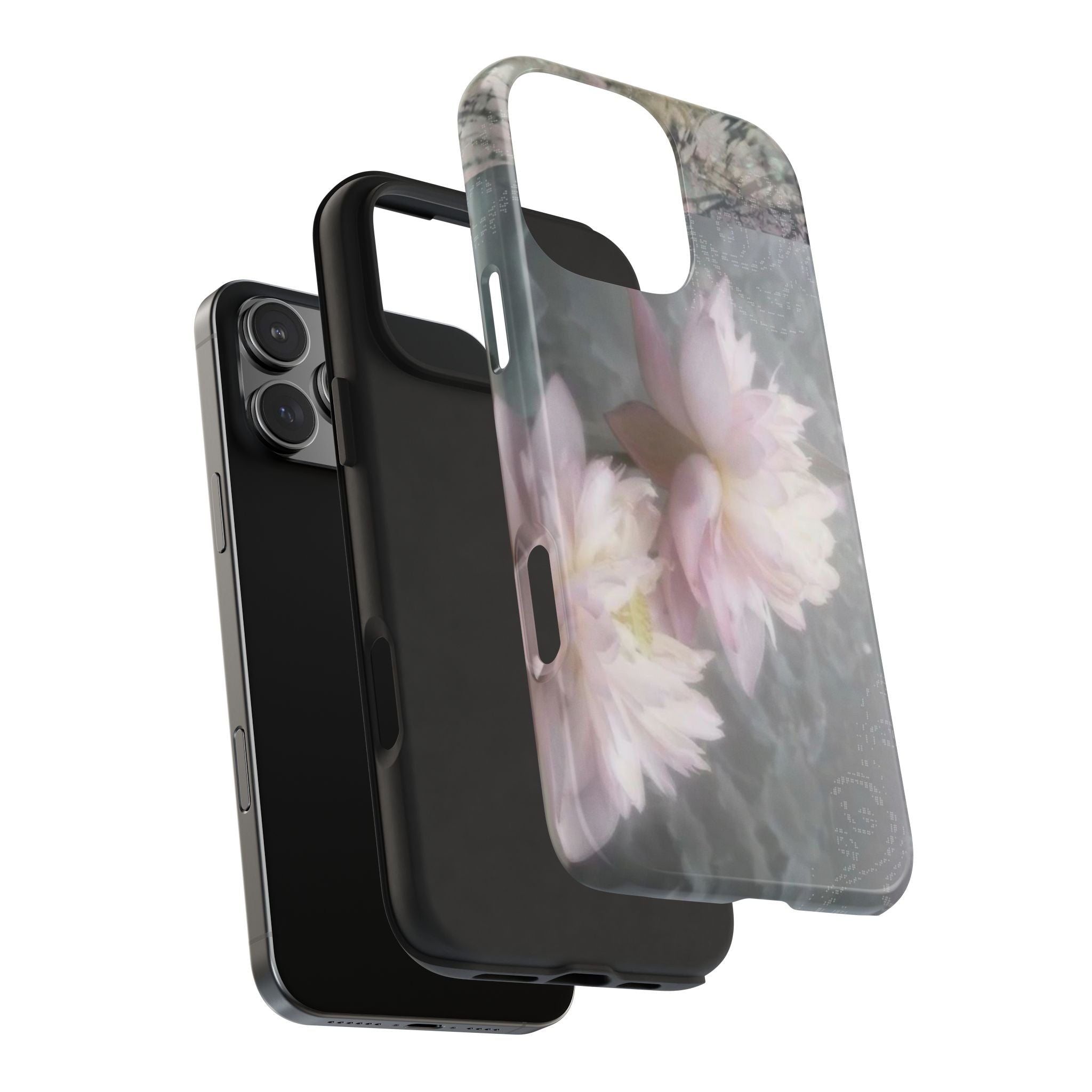 Lotus Flowers Cyber Whimsy Tough Phone Case