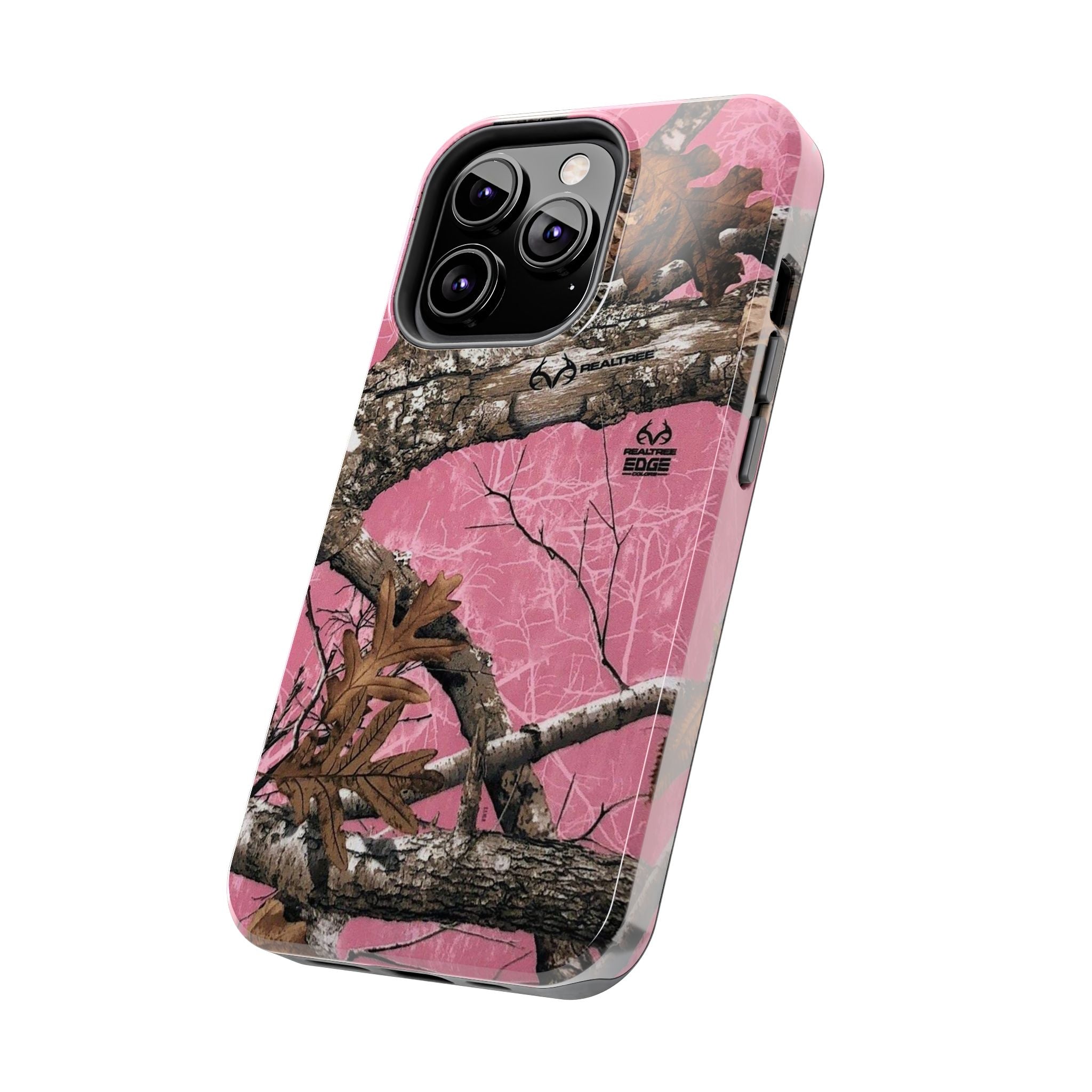 Pink Camo Real Tree Phone Case  - Tough Impact-Resistant Case