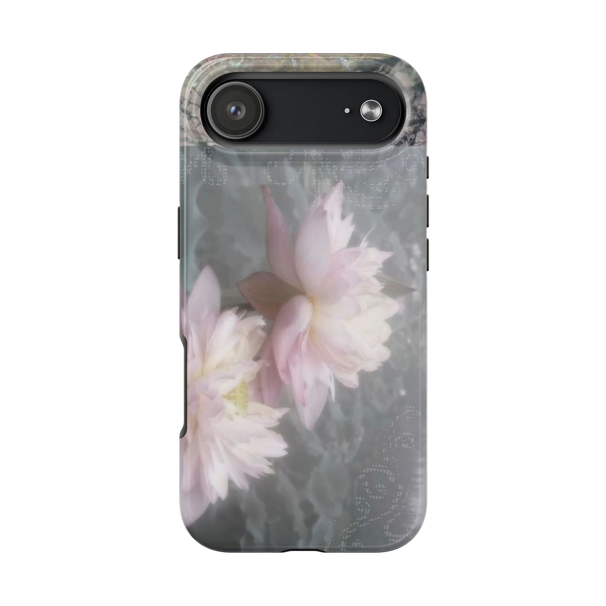 Lotus Flowers Cyber Whimsy Phone Case