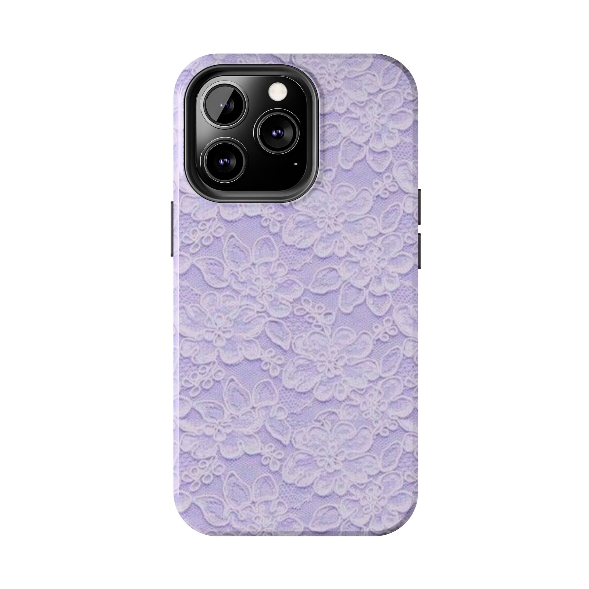 Purple Lace Cute Coquette Phone Case
