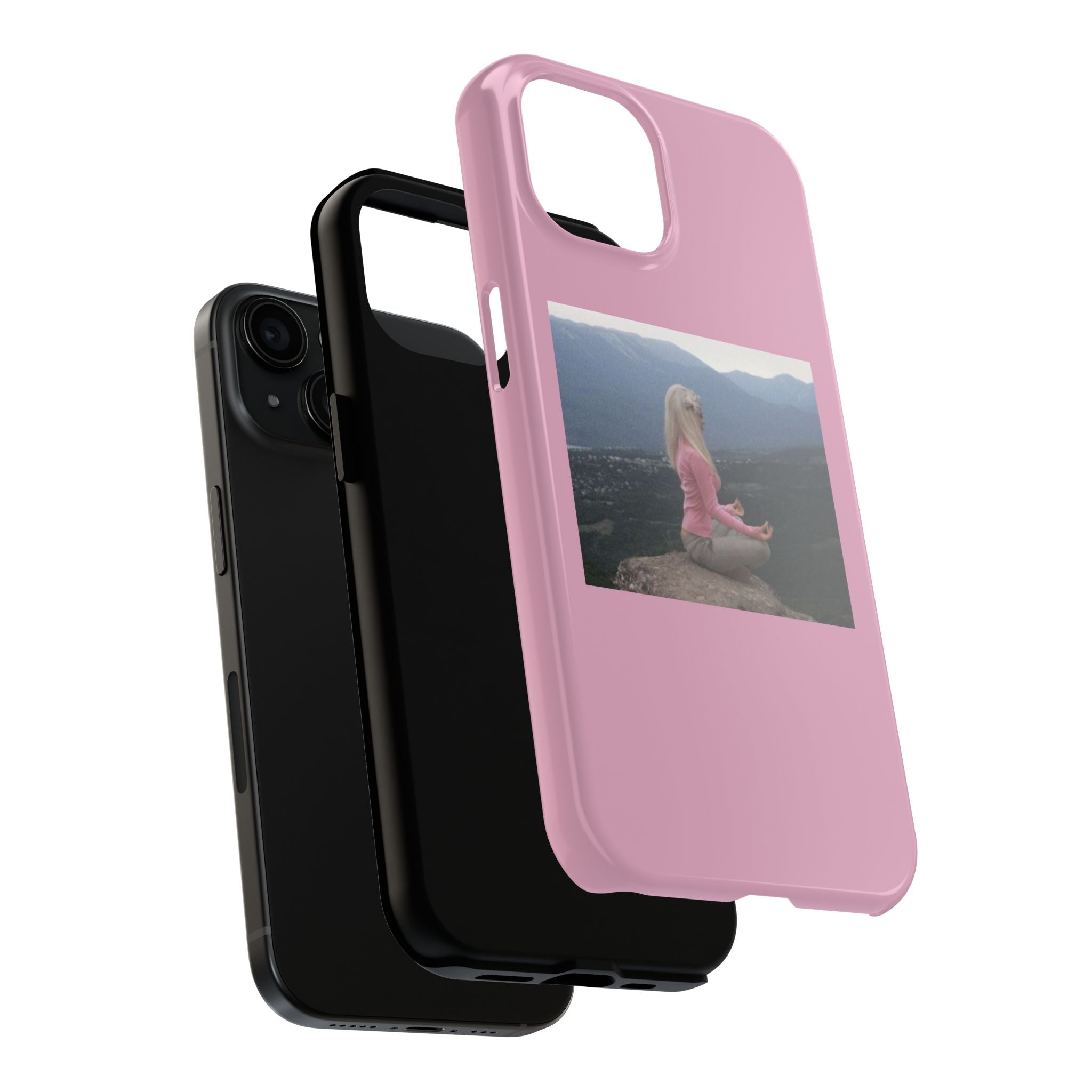 Manifestation Yoga Girl Manifesting Meme Phone Case