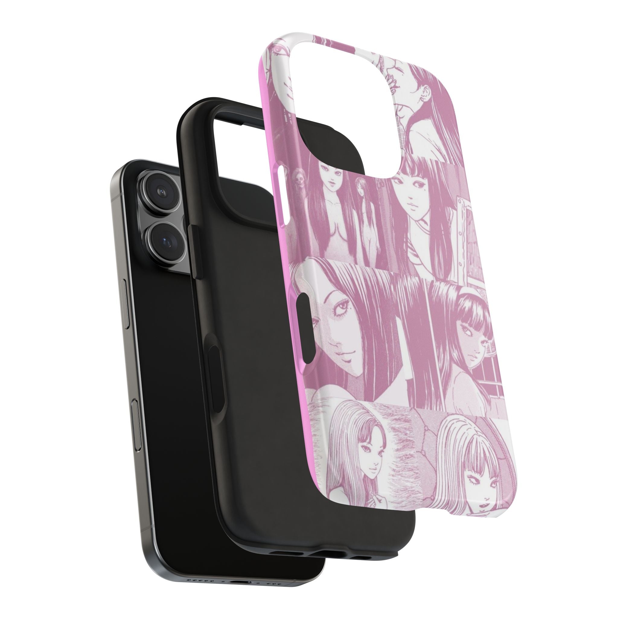 Cute Pink Anime Girl Comic BookPhone Case  - Tough Impact-Resistant Cases