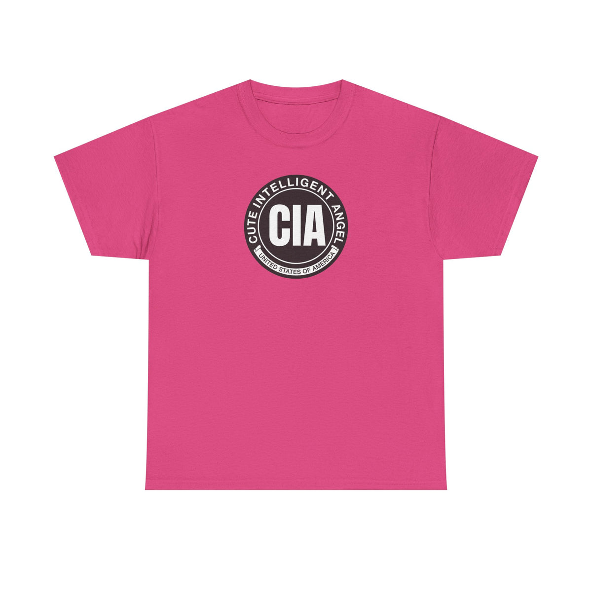 CIA Cute Intelligent Angel 100% Cotton Tee