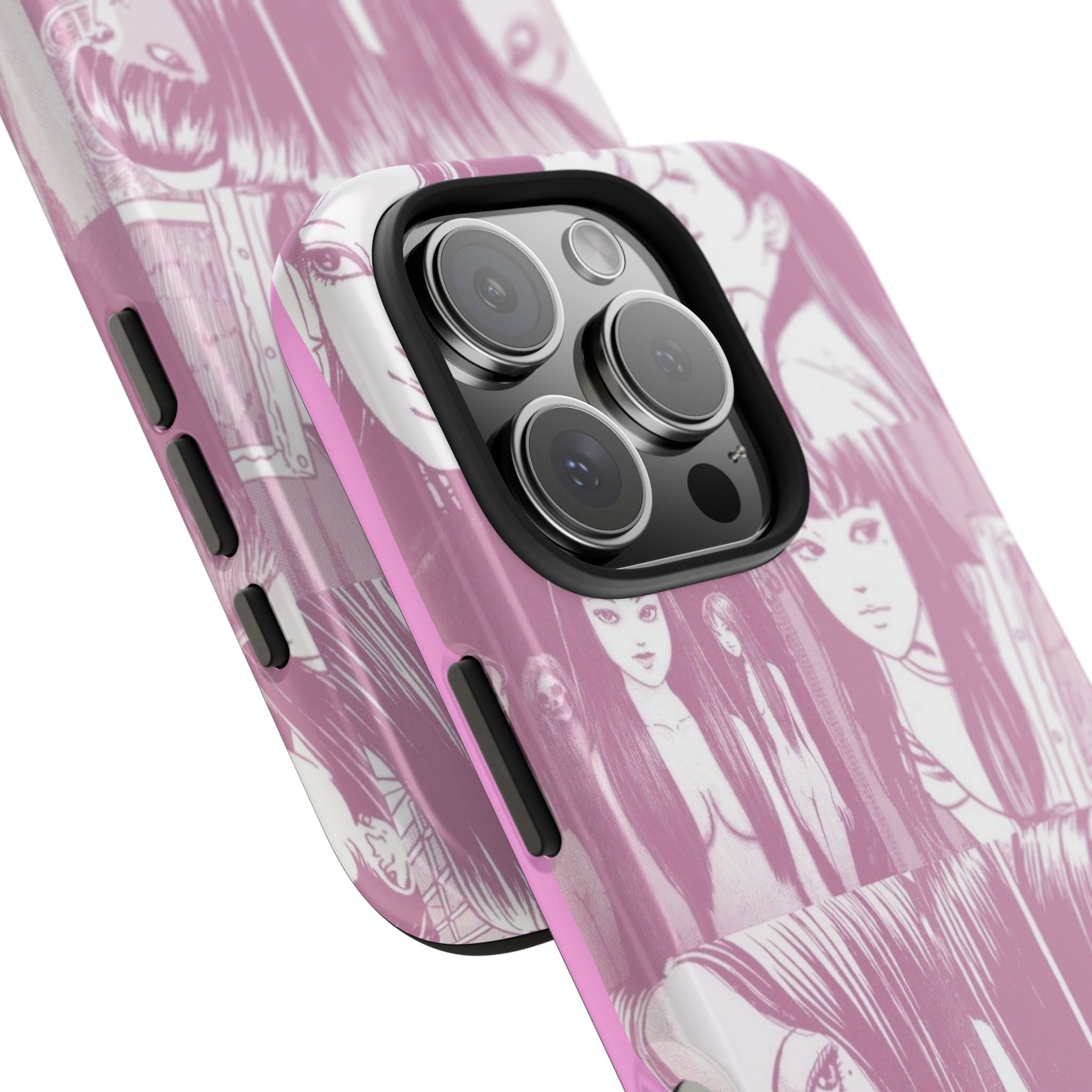 Cute Pink Anime Girl Comic BookPhone Case  - Tough Impact-Resistant Cases