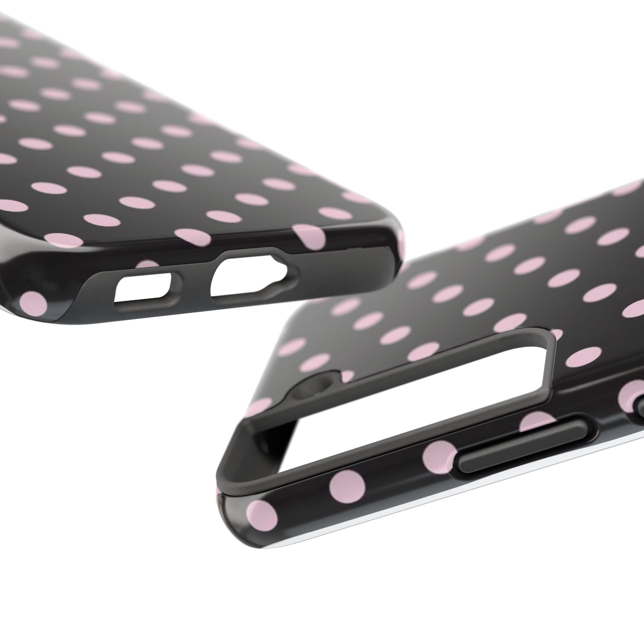 Black and Pink Spots Phone Case