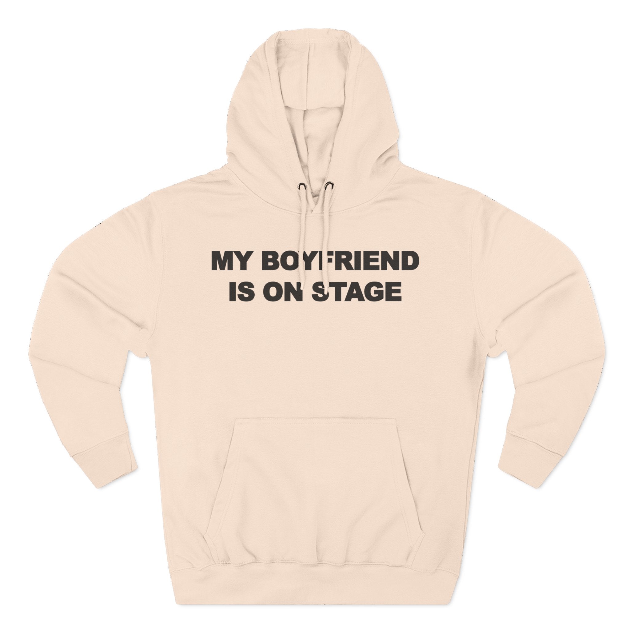 My boyfriend is on stage Fleece Hoodie